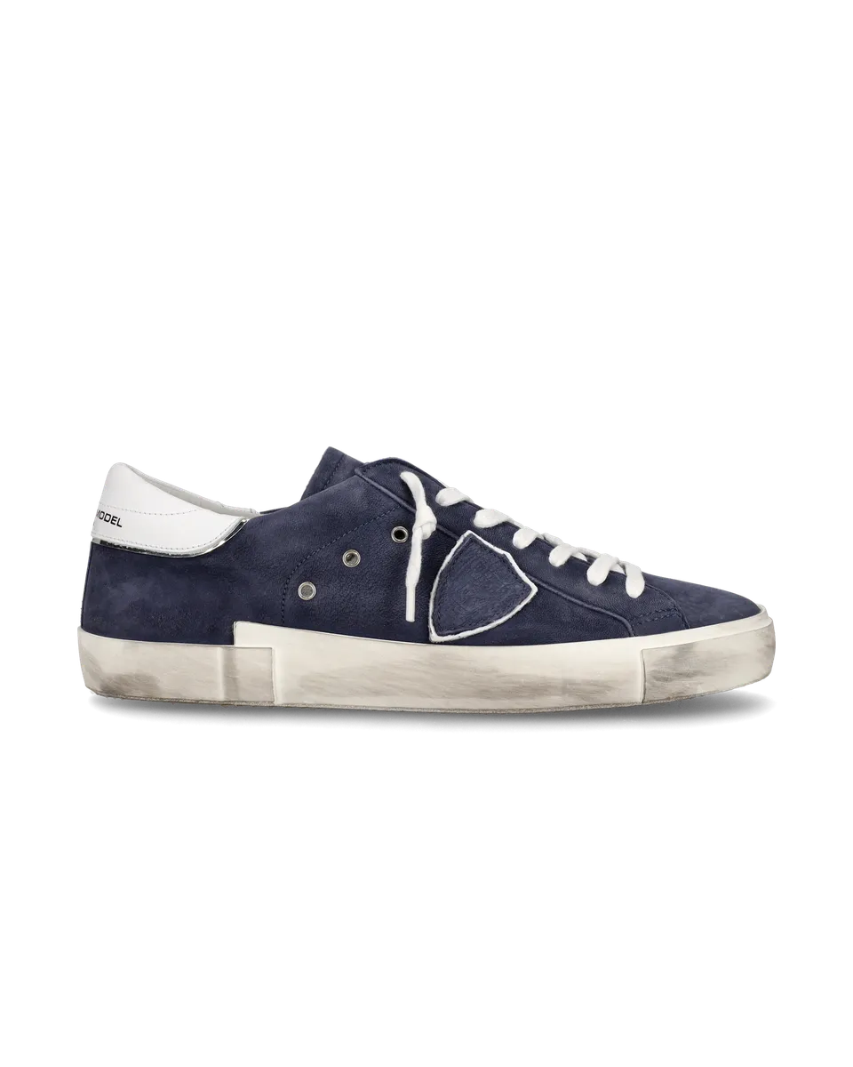 philippe-model-prsx-herren-low-top-sneaker-blau image 1