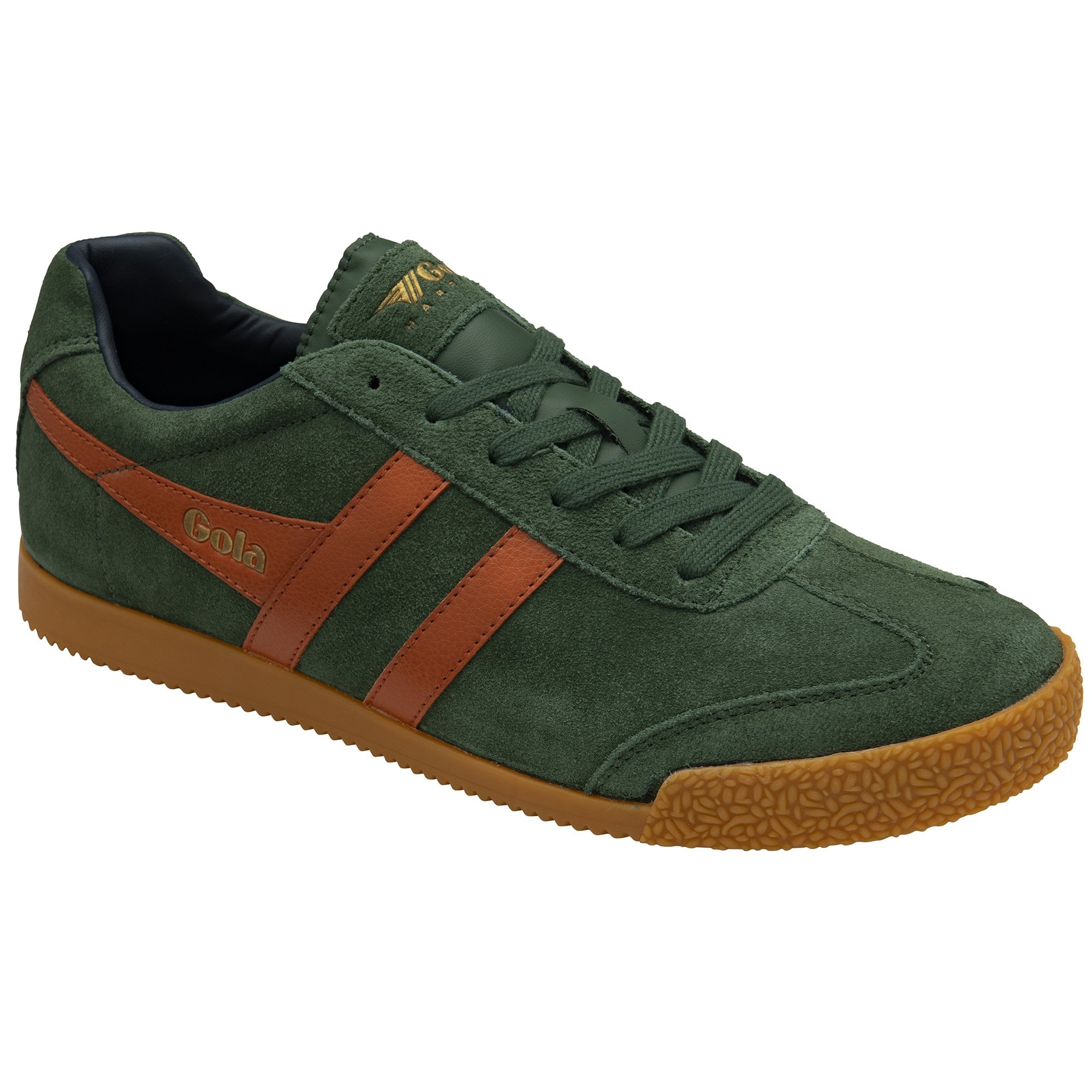 gola-harrier-wildleder-sneaker-herren-evergreen-orange image 2