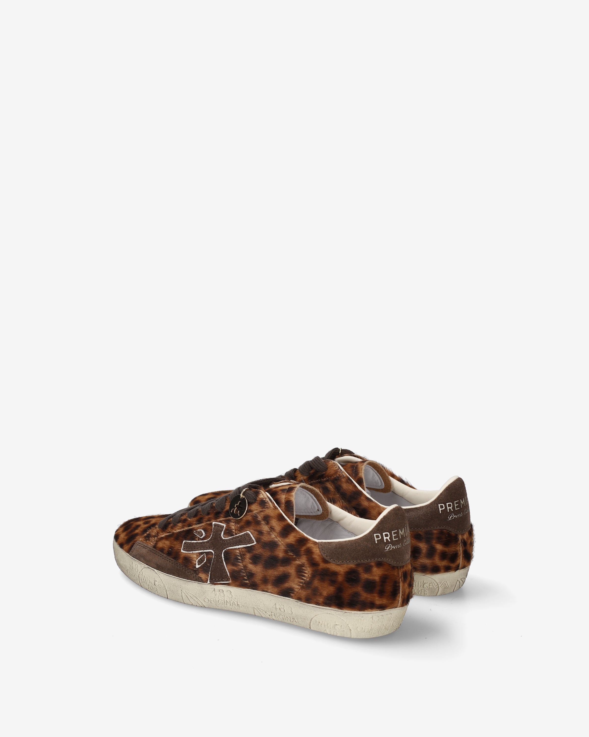 premiata-stevend-8711-damen-sneaker-braun-animalier-cavallino-suede image 5