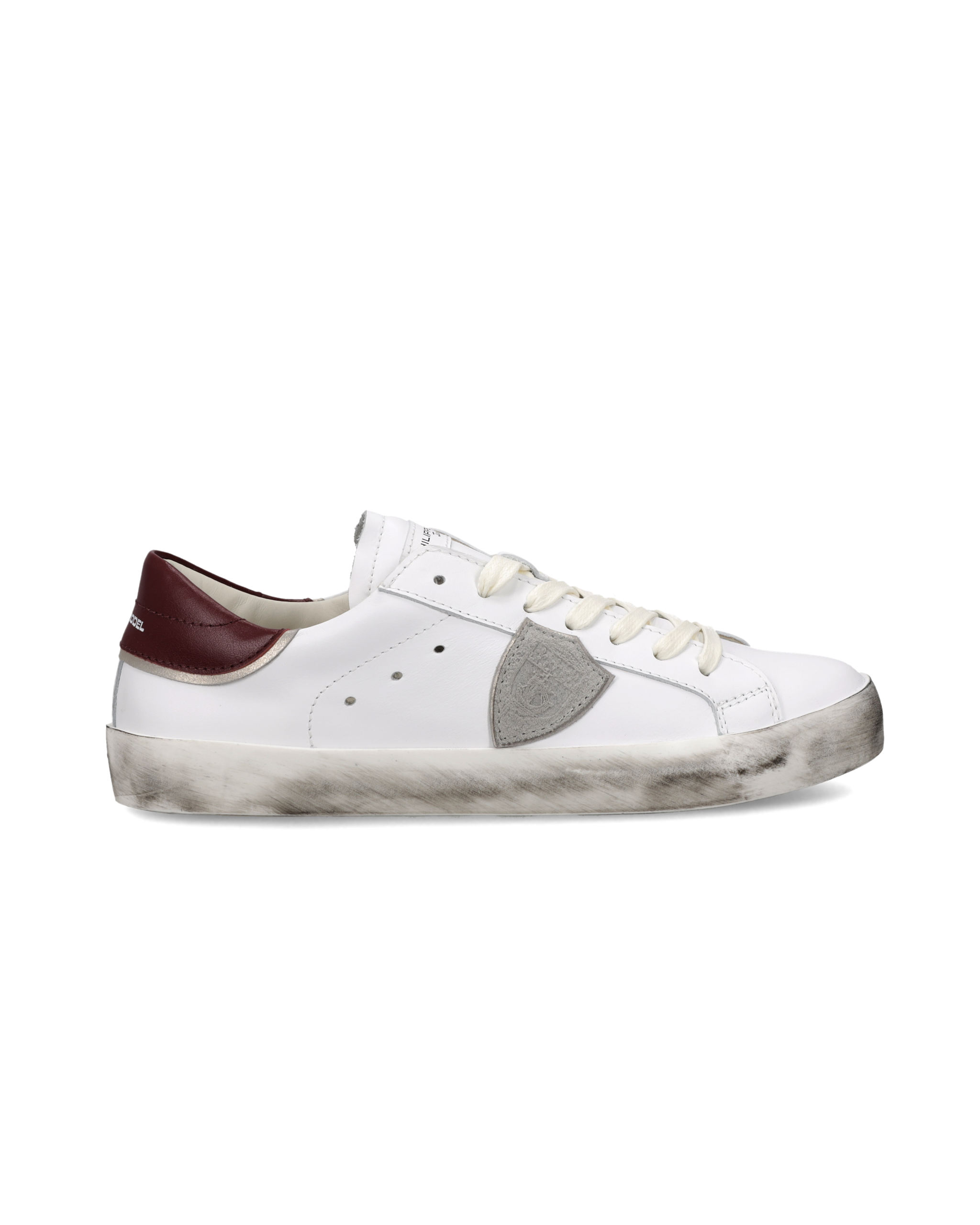 philippe-model-prsx-junior-sneaker-wei-bordeaux image 1