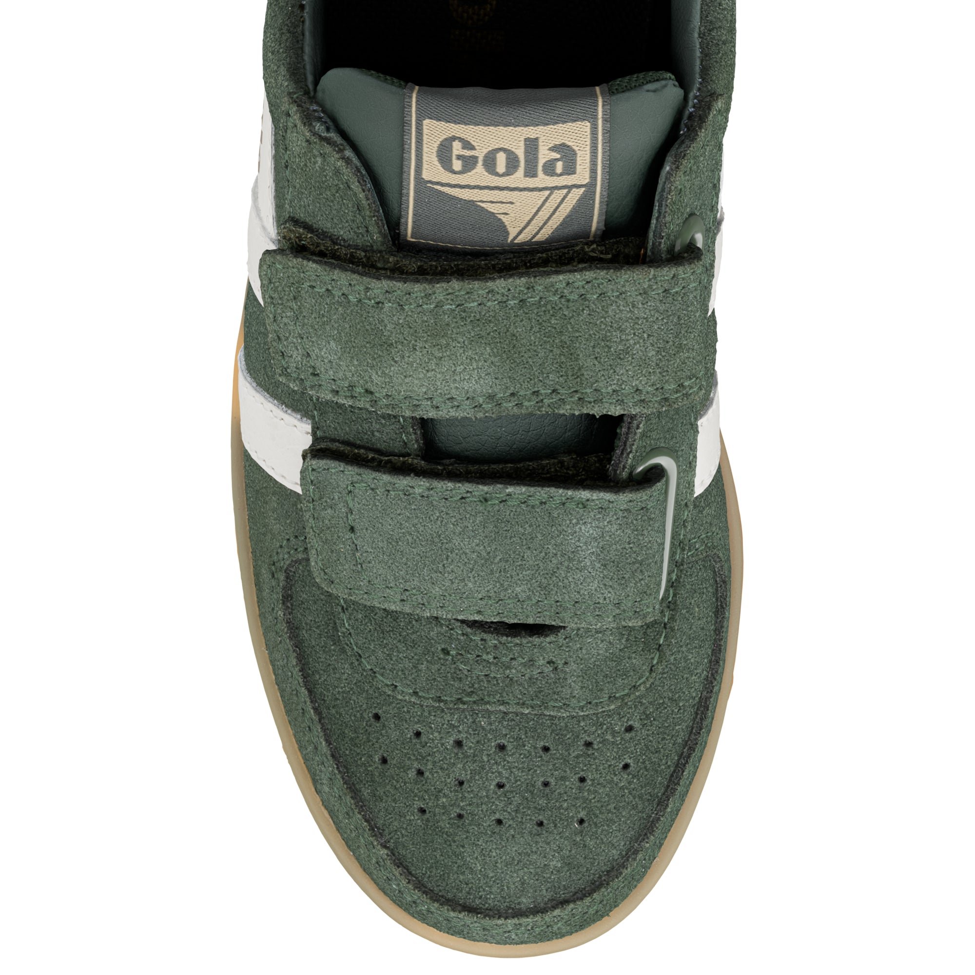 gola-hawk-wildleder-sneaker-f-r-kinder-dark-khaki-strap-klett image 4