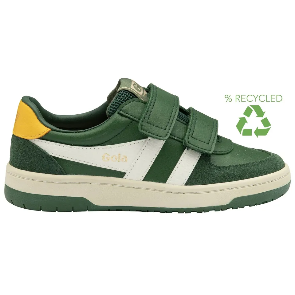 gola-hawk-strap-kindersneaker-evergreen-off-white-sun image 1