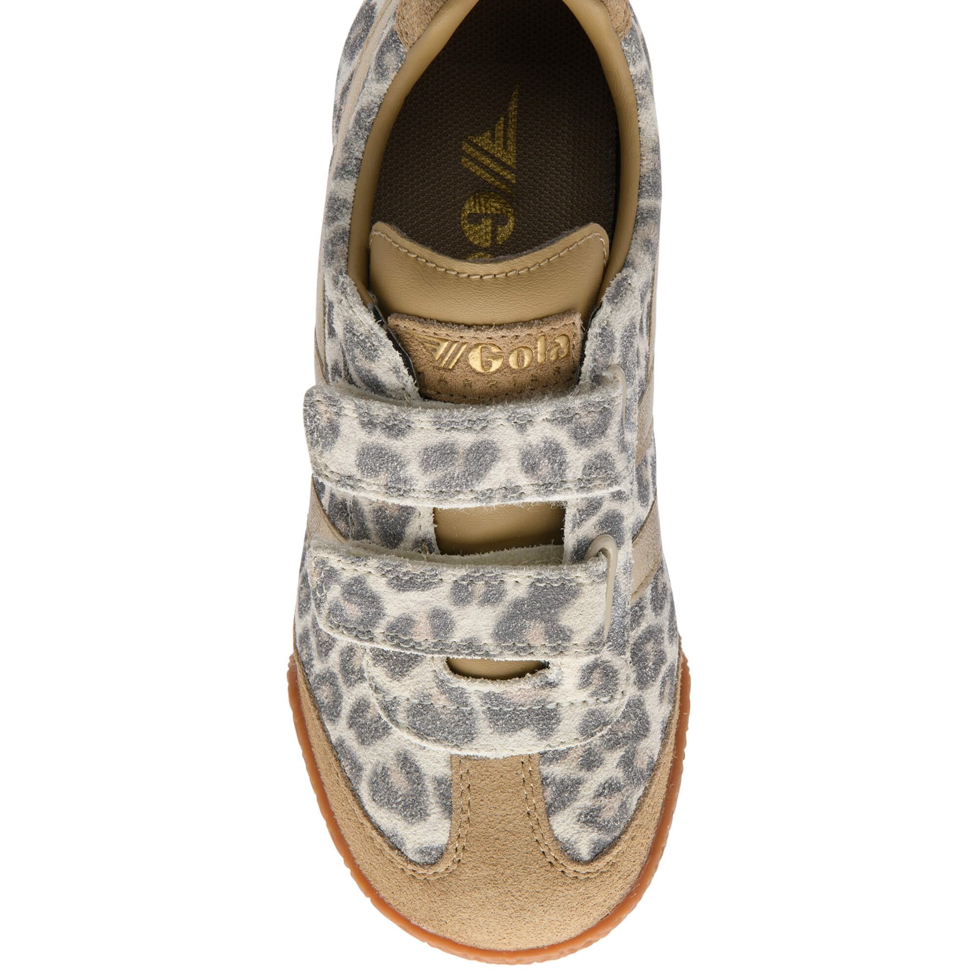 gola-harrier-safari-strap-kinder-sneaker-schneeleopard image 5