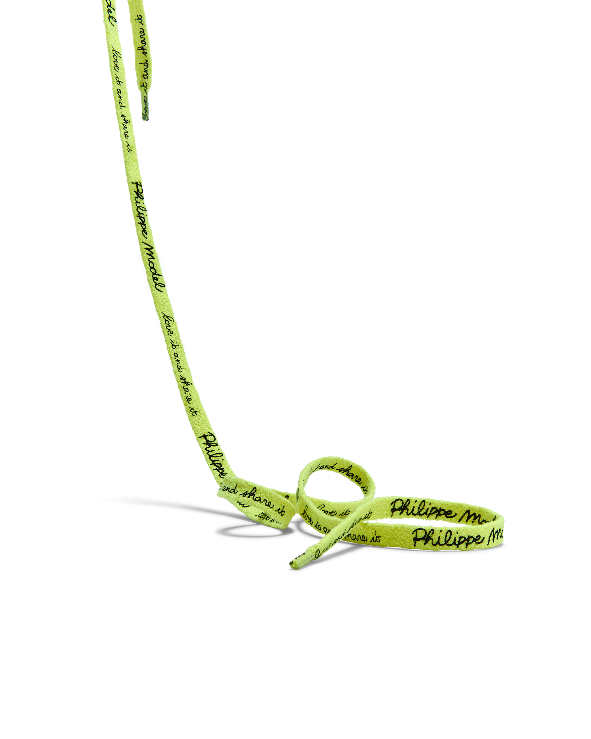 philippe-model-schn-rsenkel-herren-baumwolle-gelb-fluo-schwarz image 1