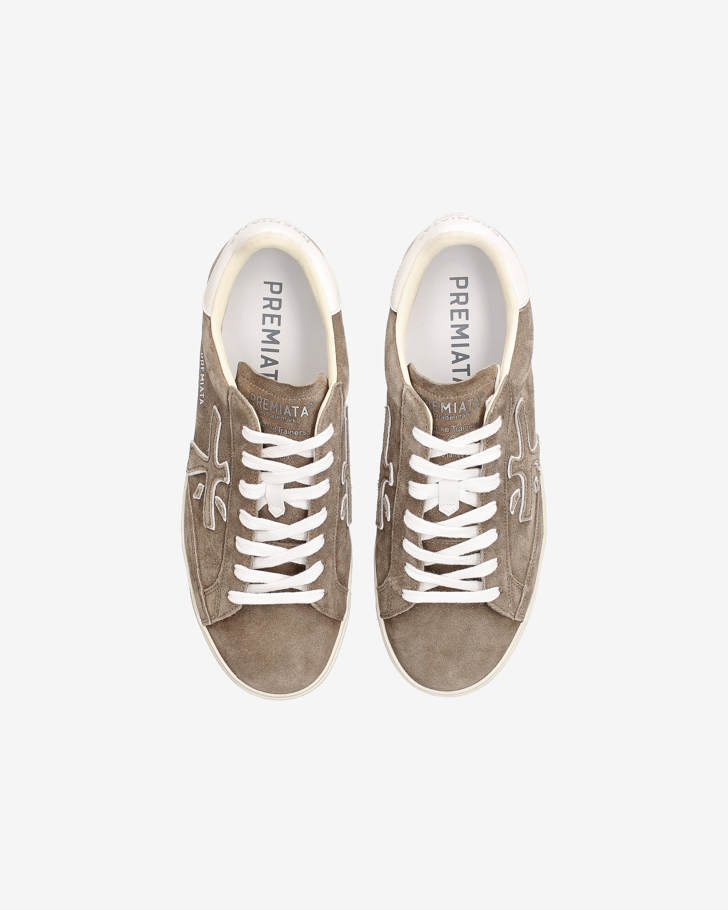 premiata-steven-6221-sneaker-beige-suede-mit-stickerei image 6