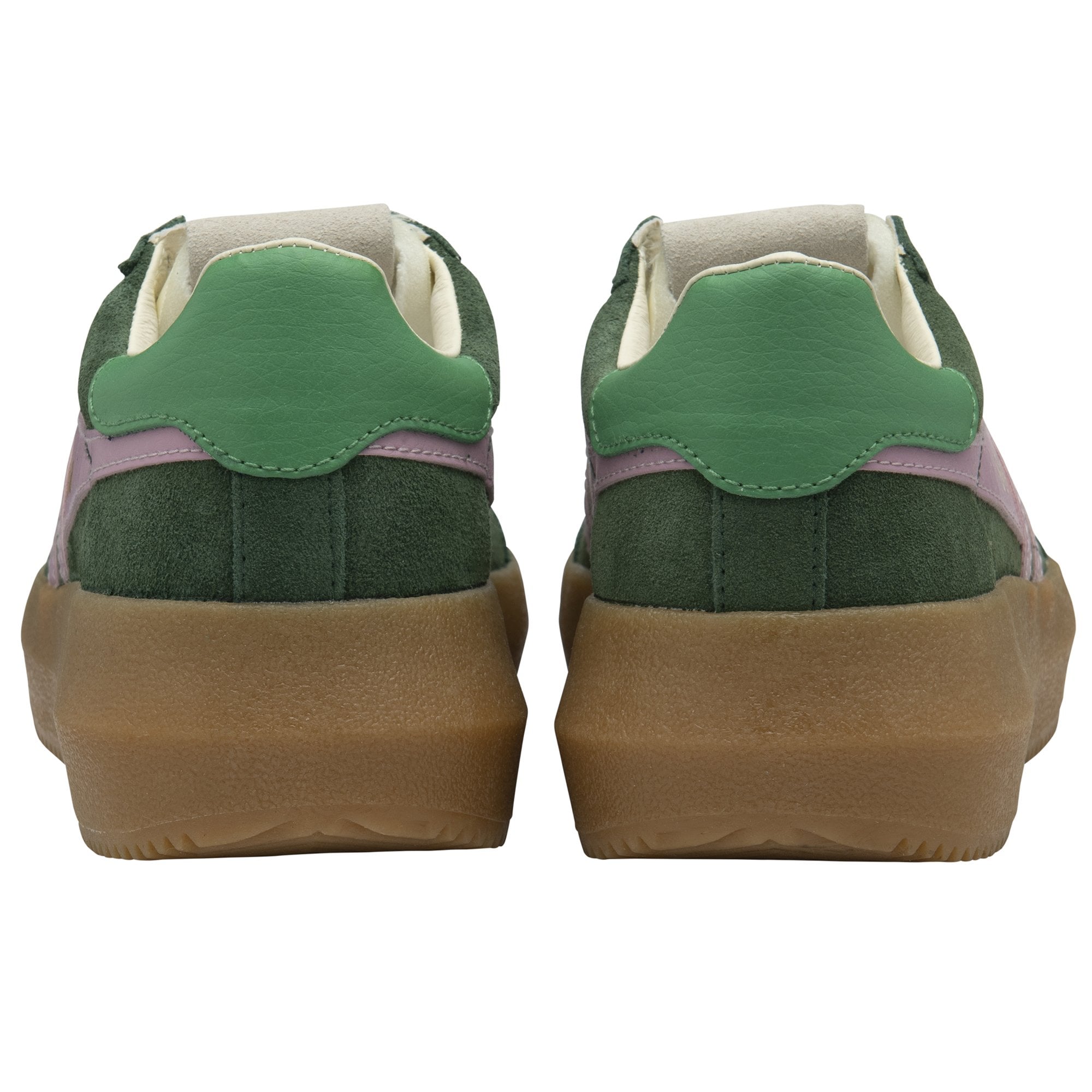 gola-athena-damen-sneaker-plateau-wildleder-evergreen image 4