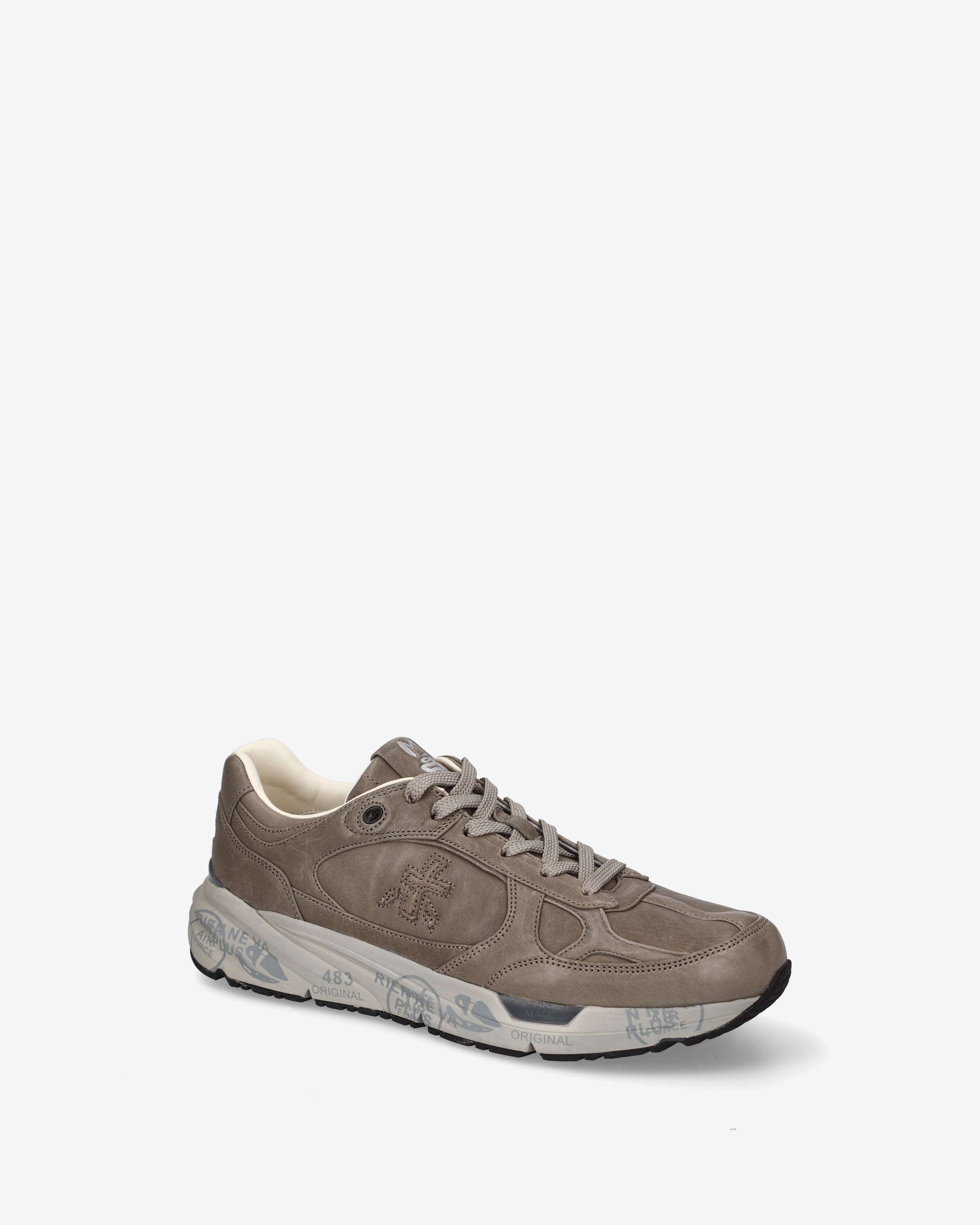 premiata-mase25-8419-herren-sneaker-leder-tortora image 4