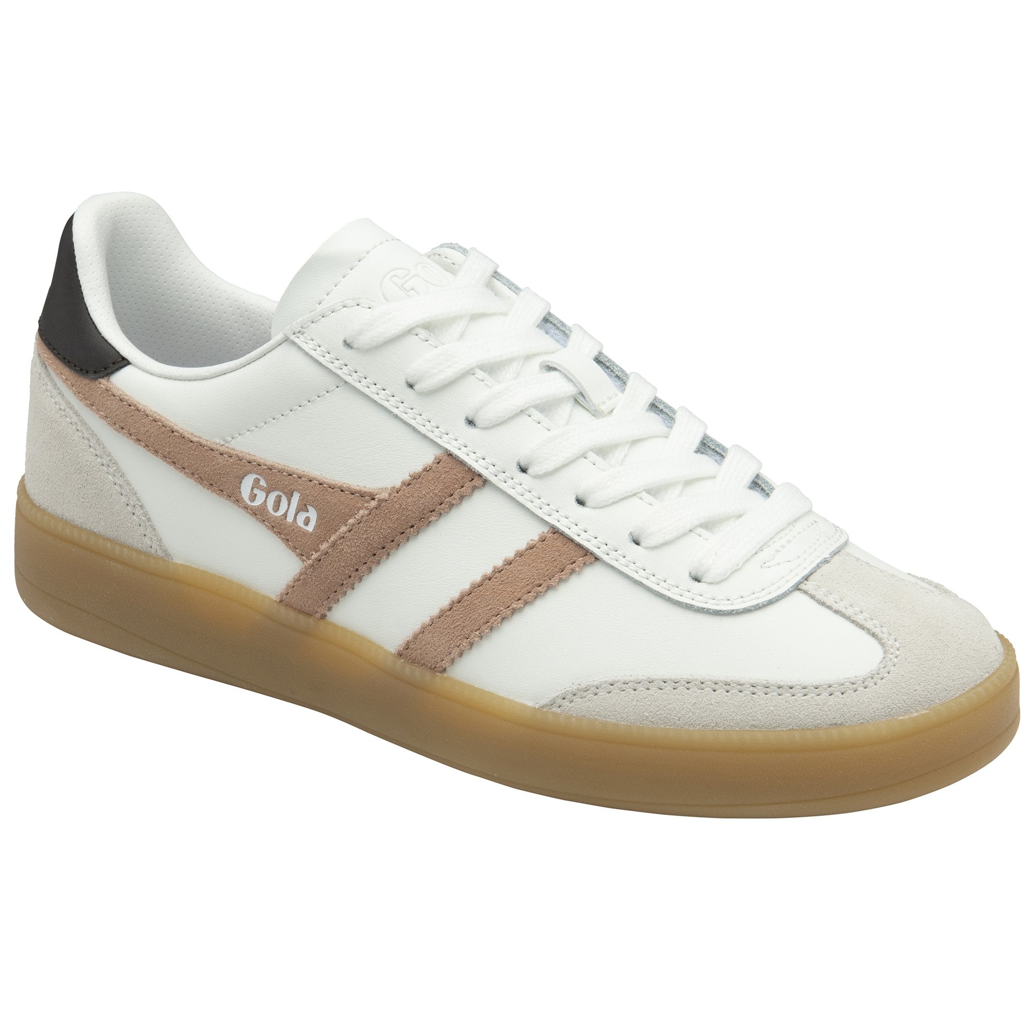 gola-viper-leder-damen-sneaker-wei-cameo-braun image 2