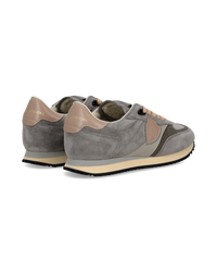 philippe-model-blville-femme-sneaker-gris-taupe-rose-grau-rosa image 2