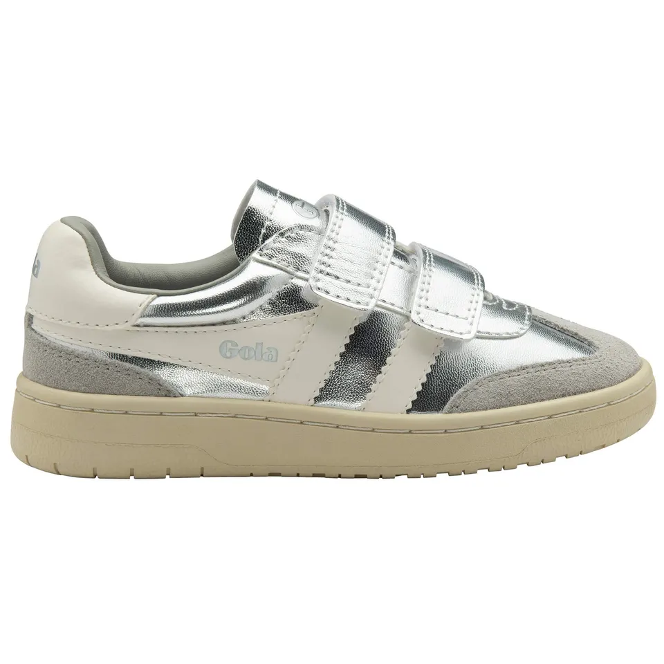 gola-viper-glimmer-strap-kinder-sneaker-silber-klett image 1