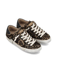 philippe-model-prsx-sneaker-damen-animal-print-schwarz image 4