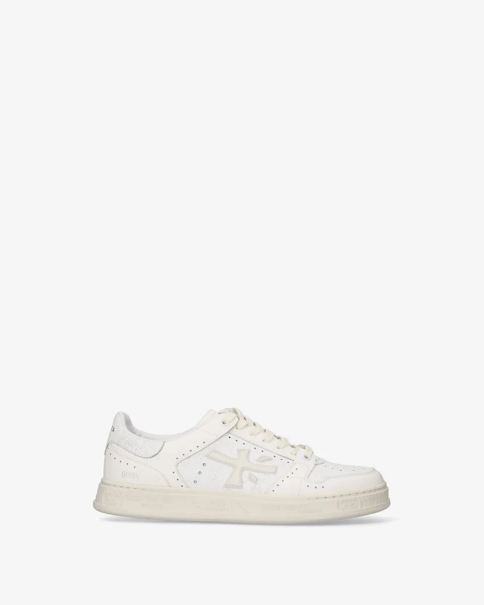 premiata-quinn-8649-sneaker-bianco-panna-leder image 1