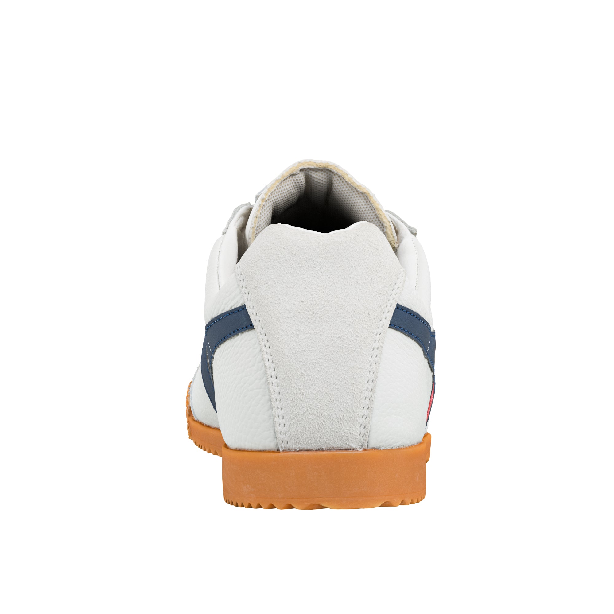 gola-harrier-herren-sneaker-aus-leder-flaggschiff-klassiker-in-wei-marineblau-ro image 3