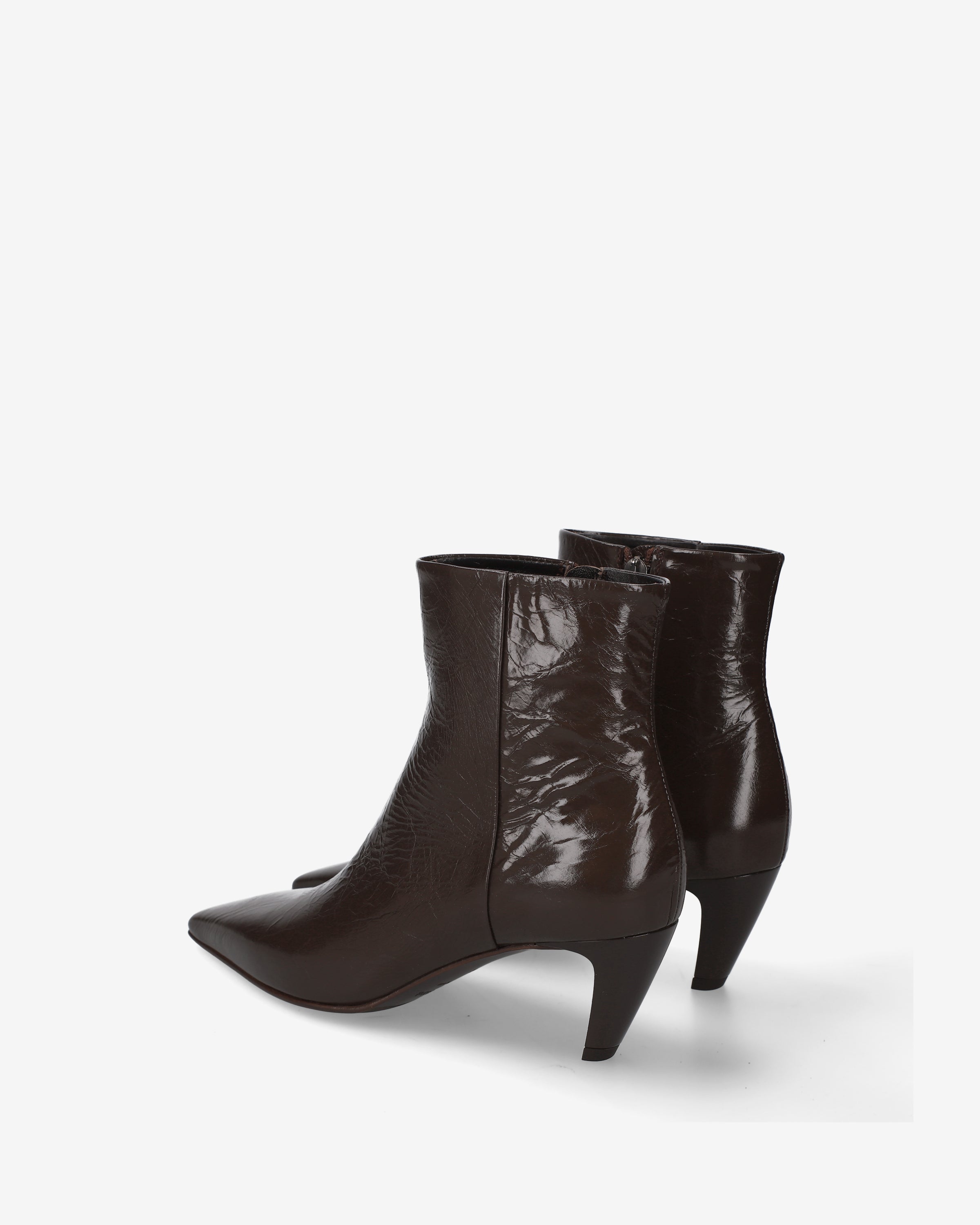 premiata-stivaletti-vernice-marrone-damen-6-cm image 5