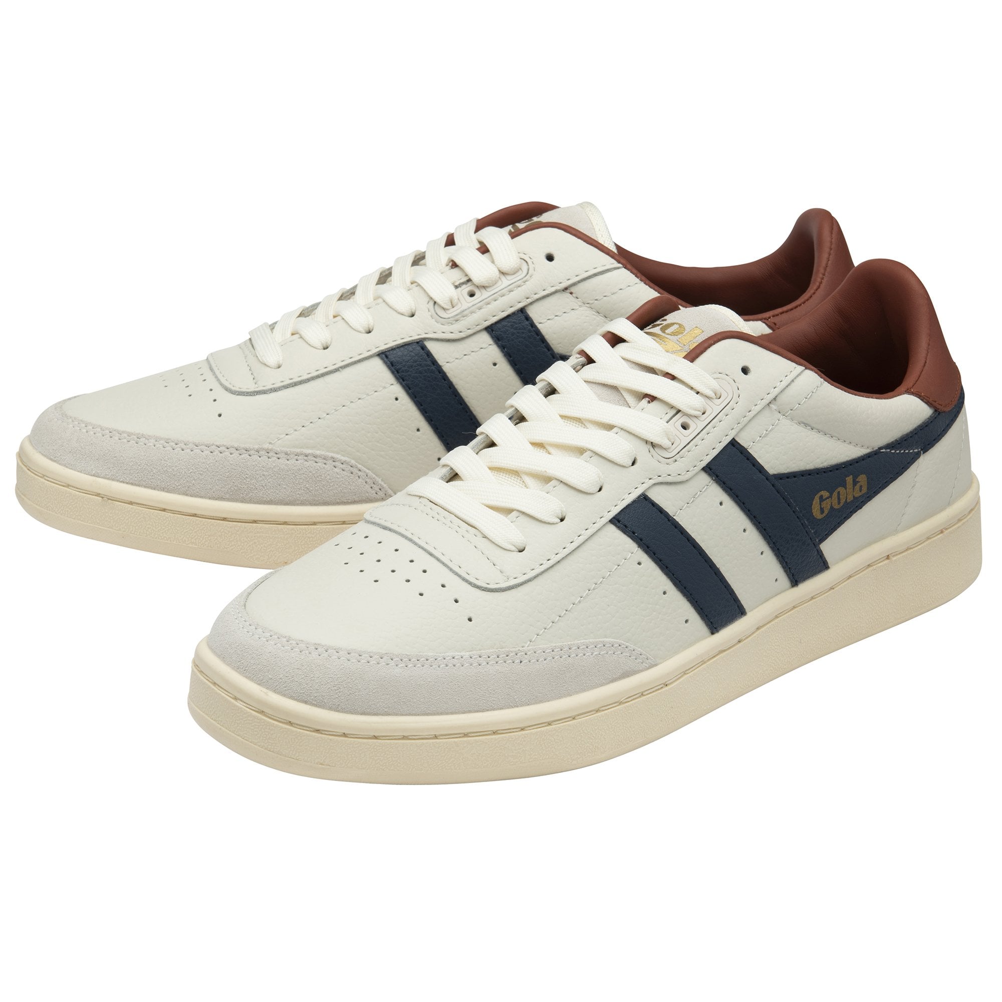 gola-contact-leather-herren-sneaker-in-wei-rostbraun-marineblau image 3