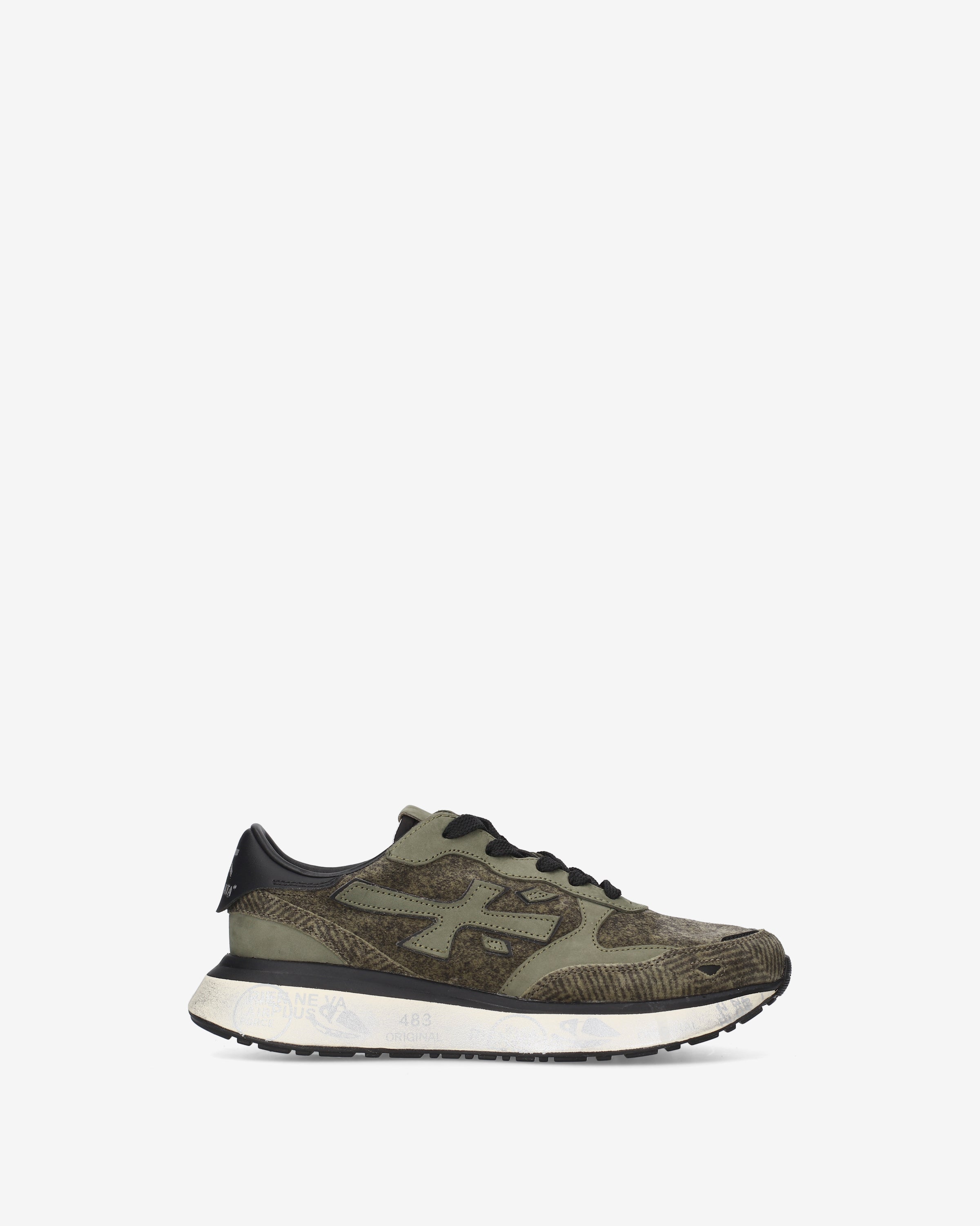premiata-lauryn-8550-sneaker-damen-olive-used-look image 1
