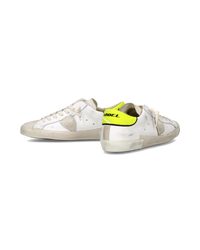 philippe-model-prsx-sneaker-herren-wei-gelb-fluo image 4