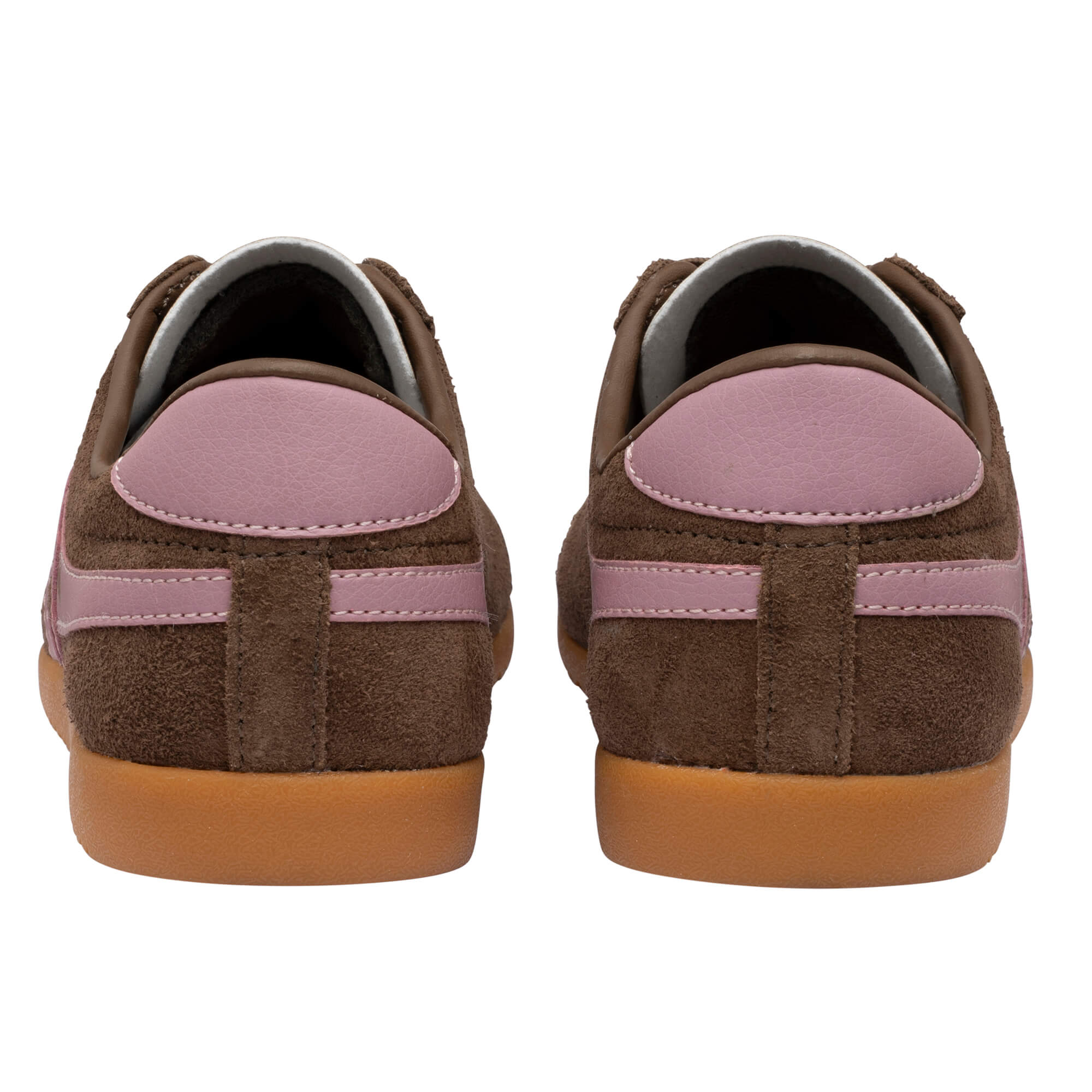 gola-bullet-damen-sneaker-wildleder-dunkelbraun-rosa image 4