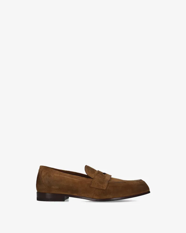 premiata-mocassini-suede-tobacco-damen image 1