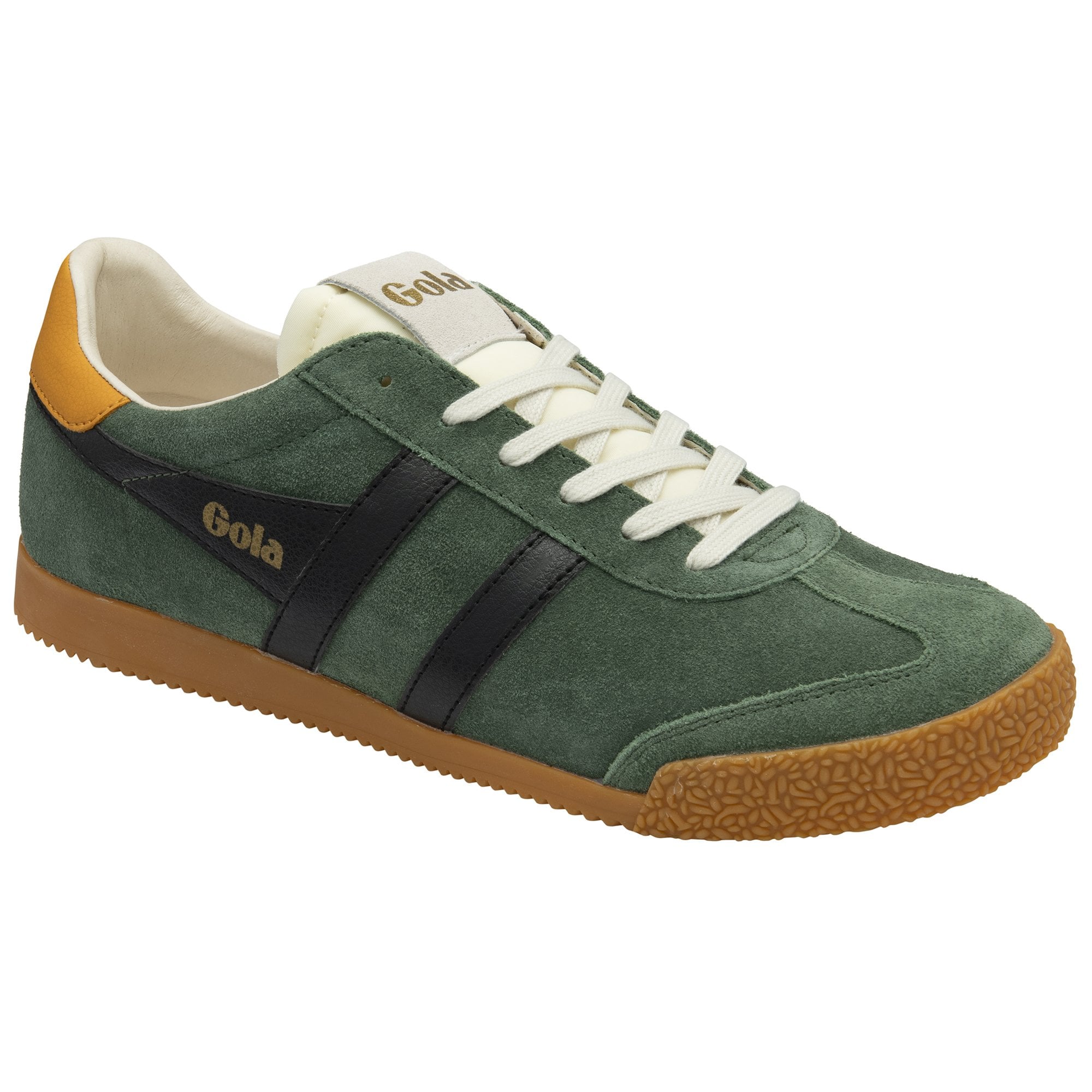gola-elan-sneaker-f-r-herren-evergreen-wildleder-schwarz image 2