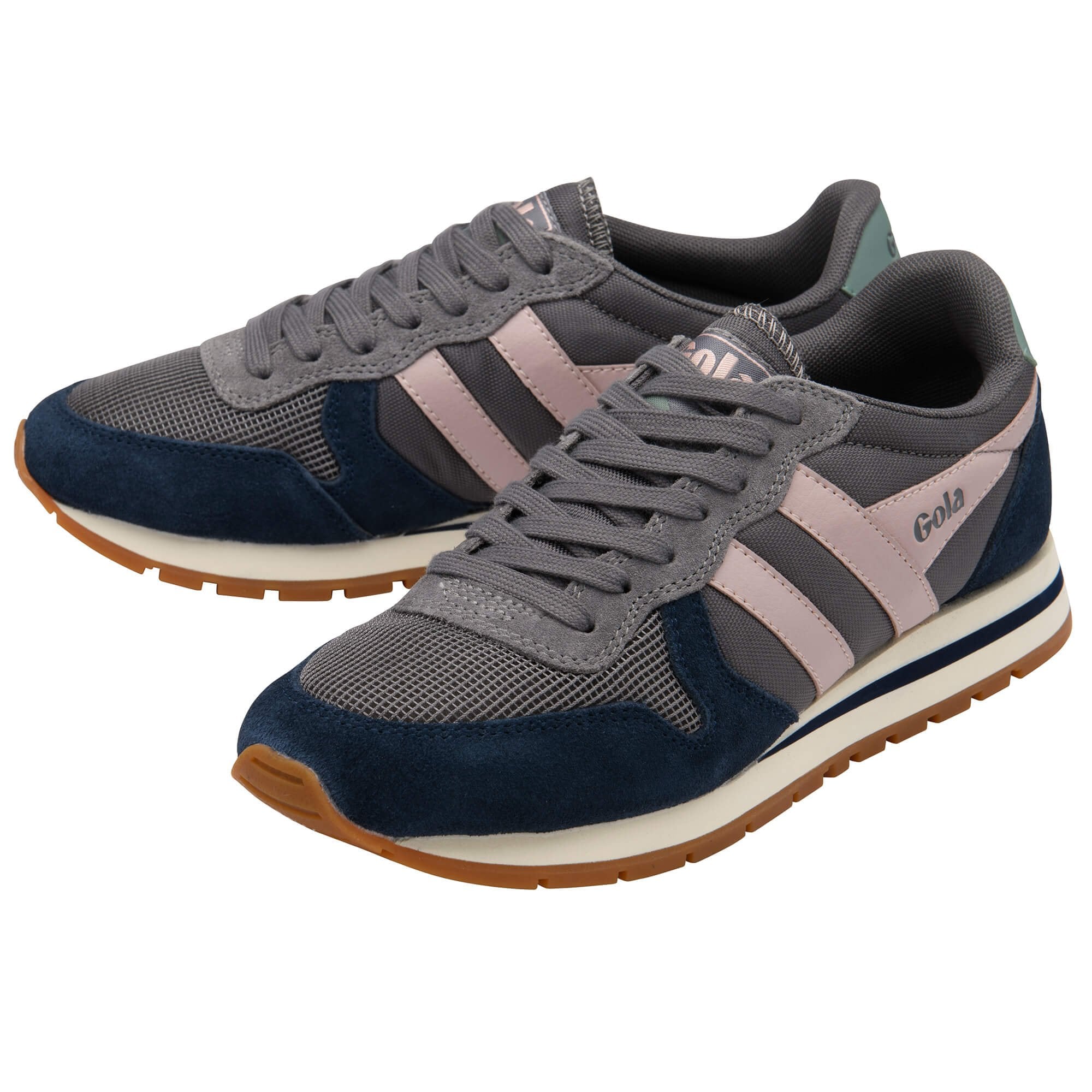 gola-daytona-damen-sneaker-grau-marine-rosa image 3