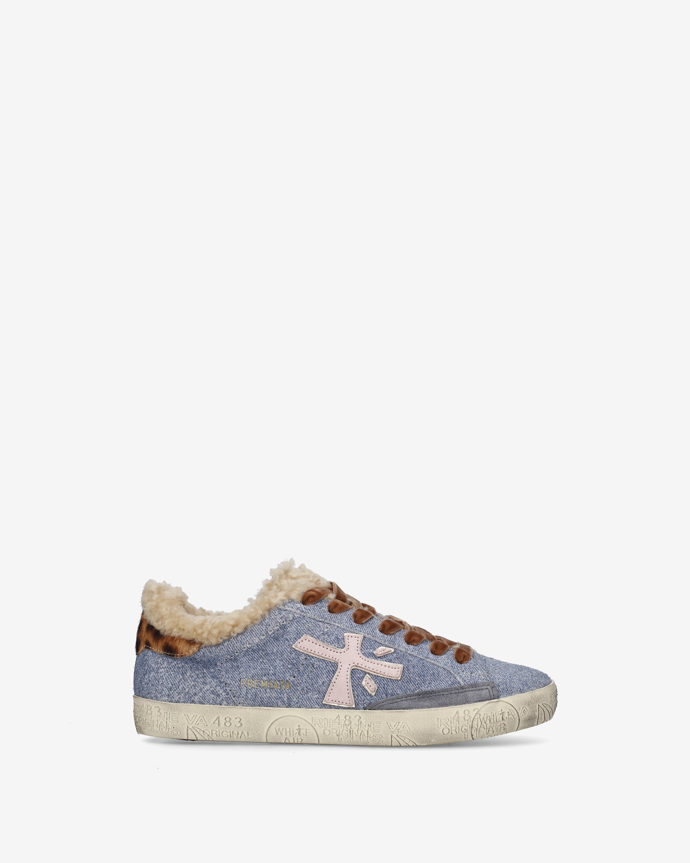 premiata-stevend-8698m-damen-sneaker-denim image 1