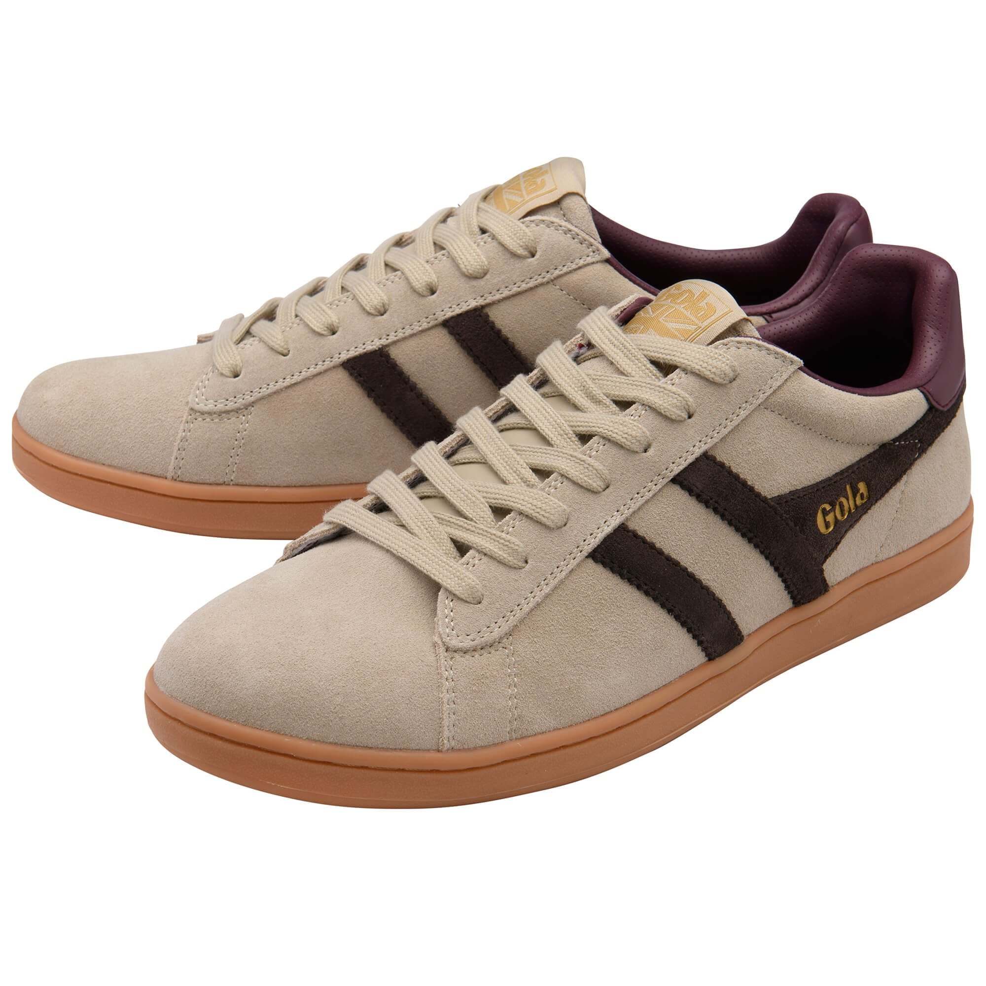 gola-equipe-ii-herren-sneaker-wildleder-beige-mokka image 3