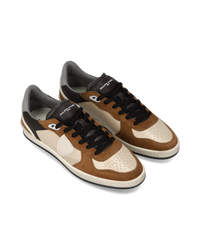 philippe-model-pgal-herren-sneaker-beige-cognac-grau image 4