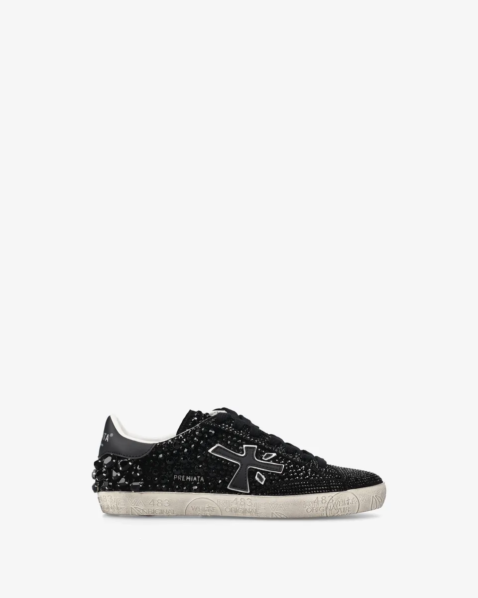 premiata-stevend-7847-sneaker-schwarz-kristall image 1