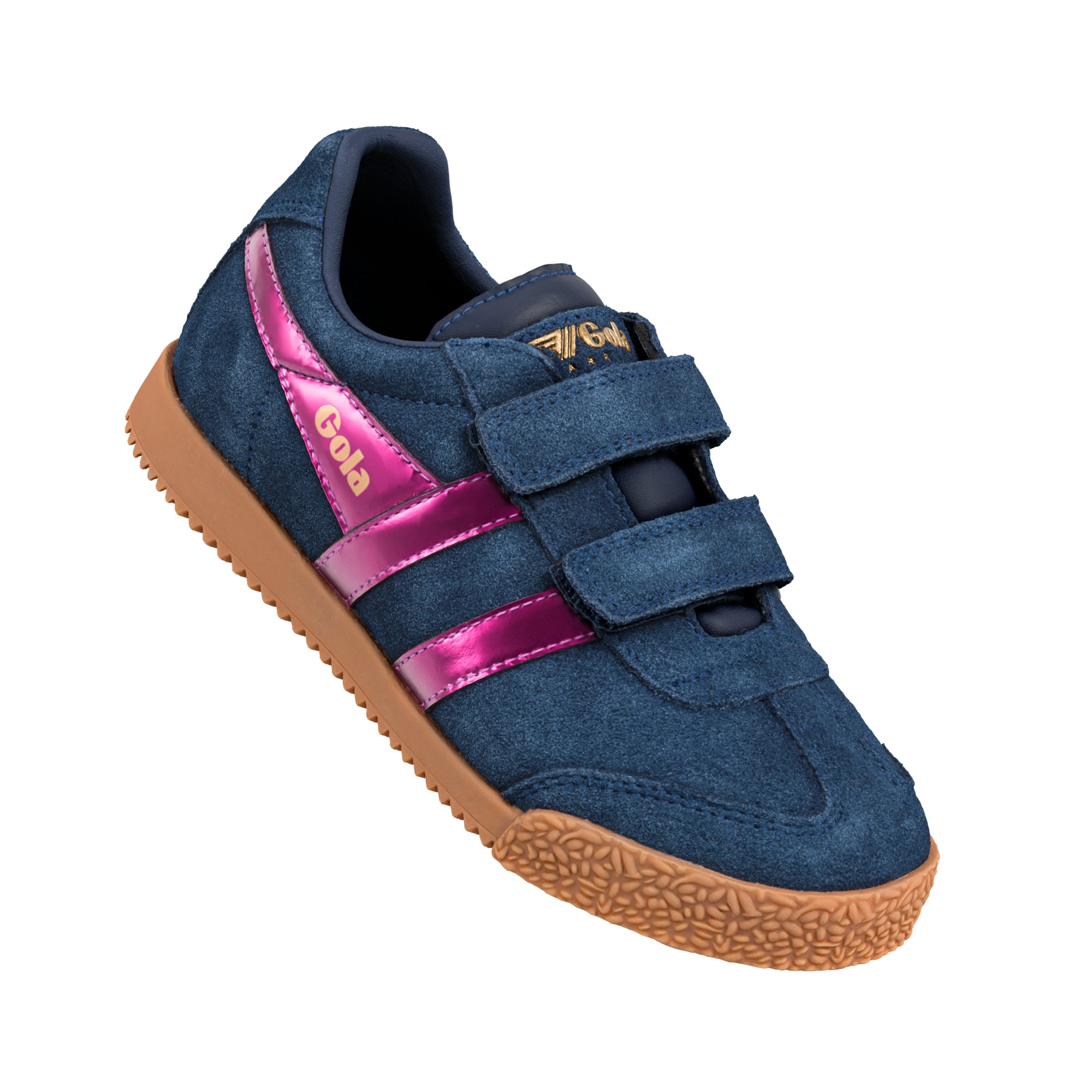 gola-harrier-glitz-strap-kinder-sneaker-marine-fuchsia image 5
