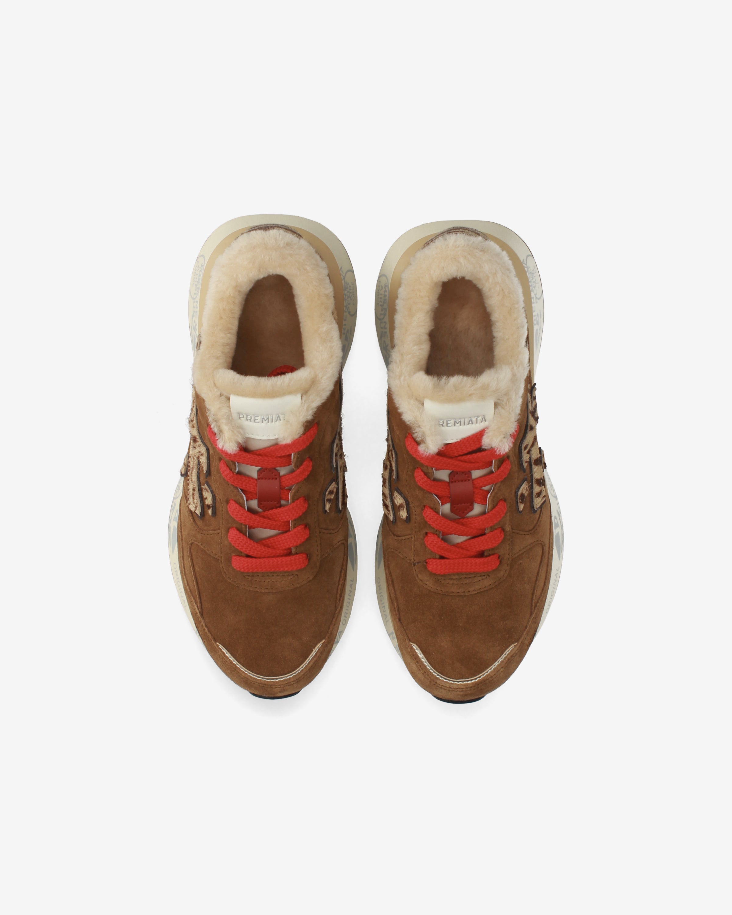 premiata-lauryn-8532m-sneaker-damen-braun-suede-cavallino image 6