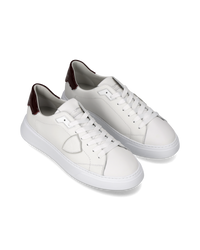 philippe-model-temple-sneaker-herren-wei-bordeaux image 4