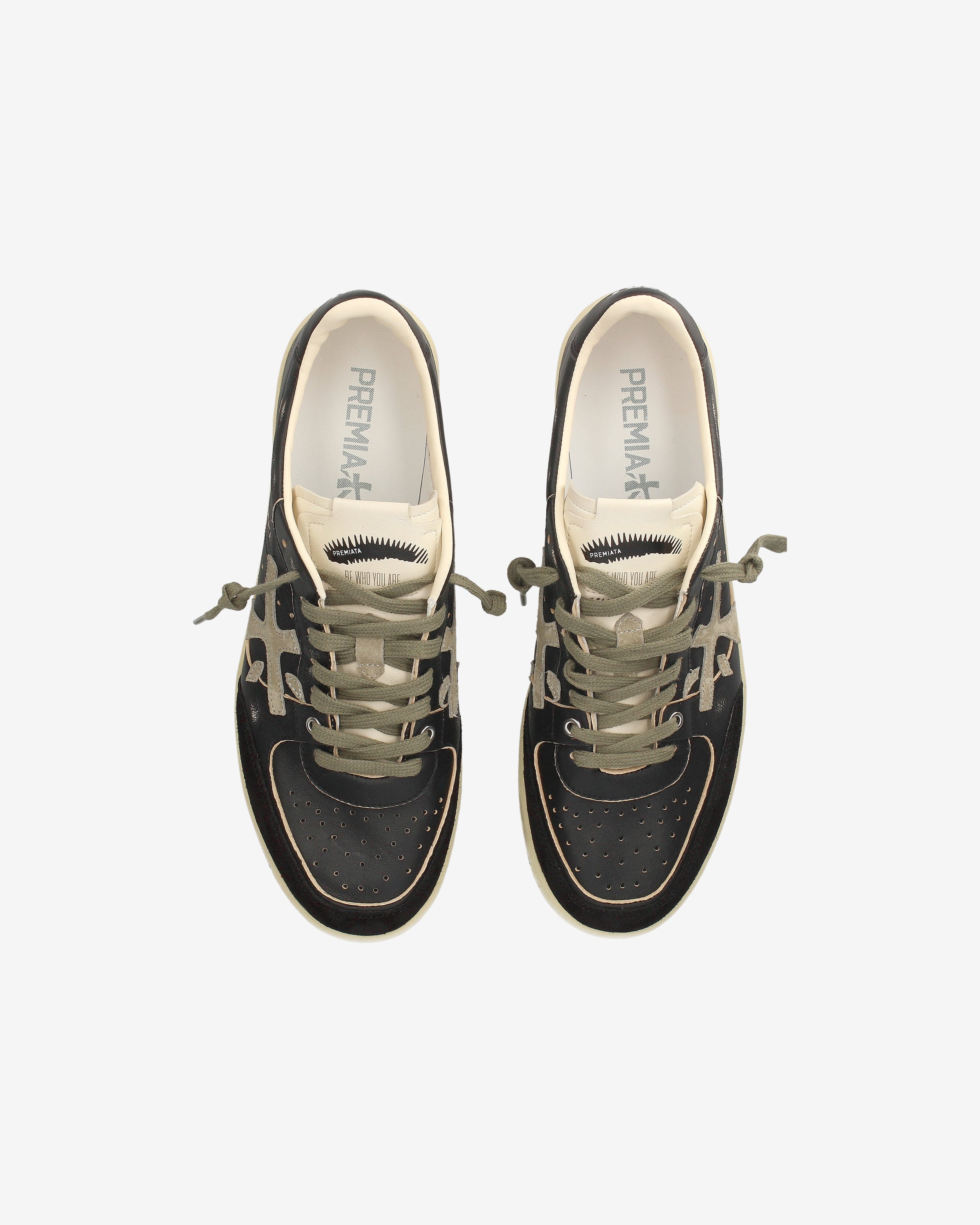 premiata-bskt-clay-6909-herren-sneaker-leder-suede-black image 6