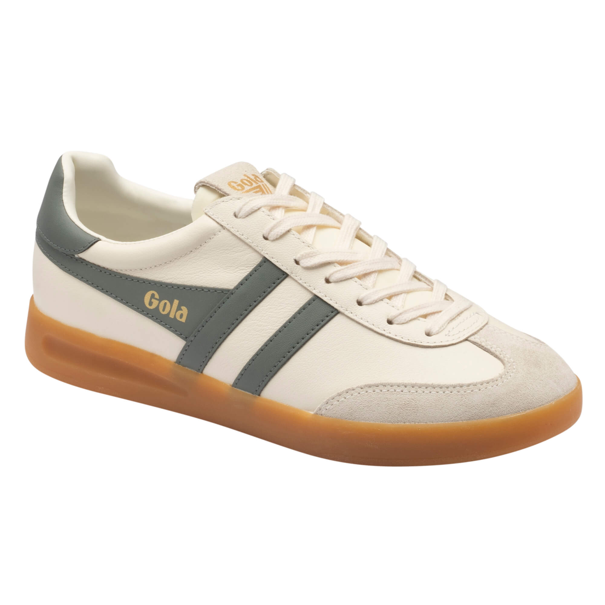 gola-cyclone-leder-sneaker-f-r-herren-cremewei-tannengr-n image 2