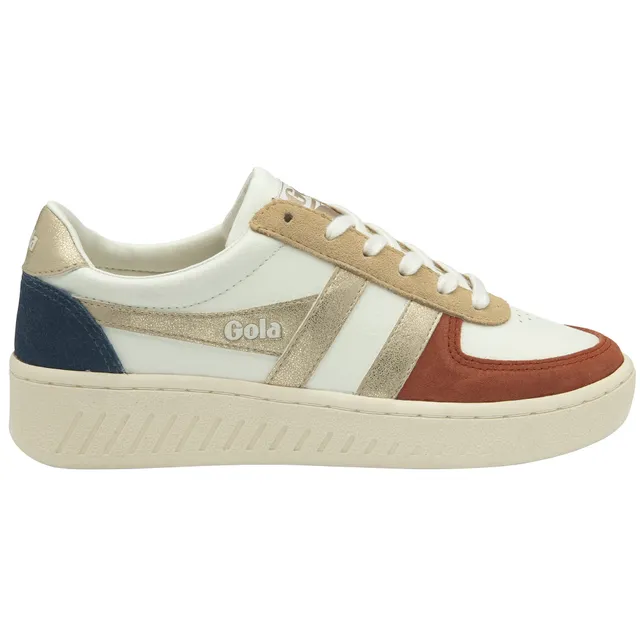 gola-grandslam-quadrant-damen-sneaker-off-white-orange image 1