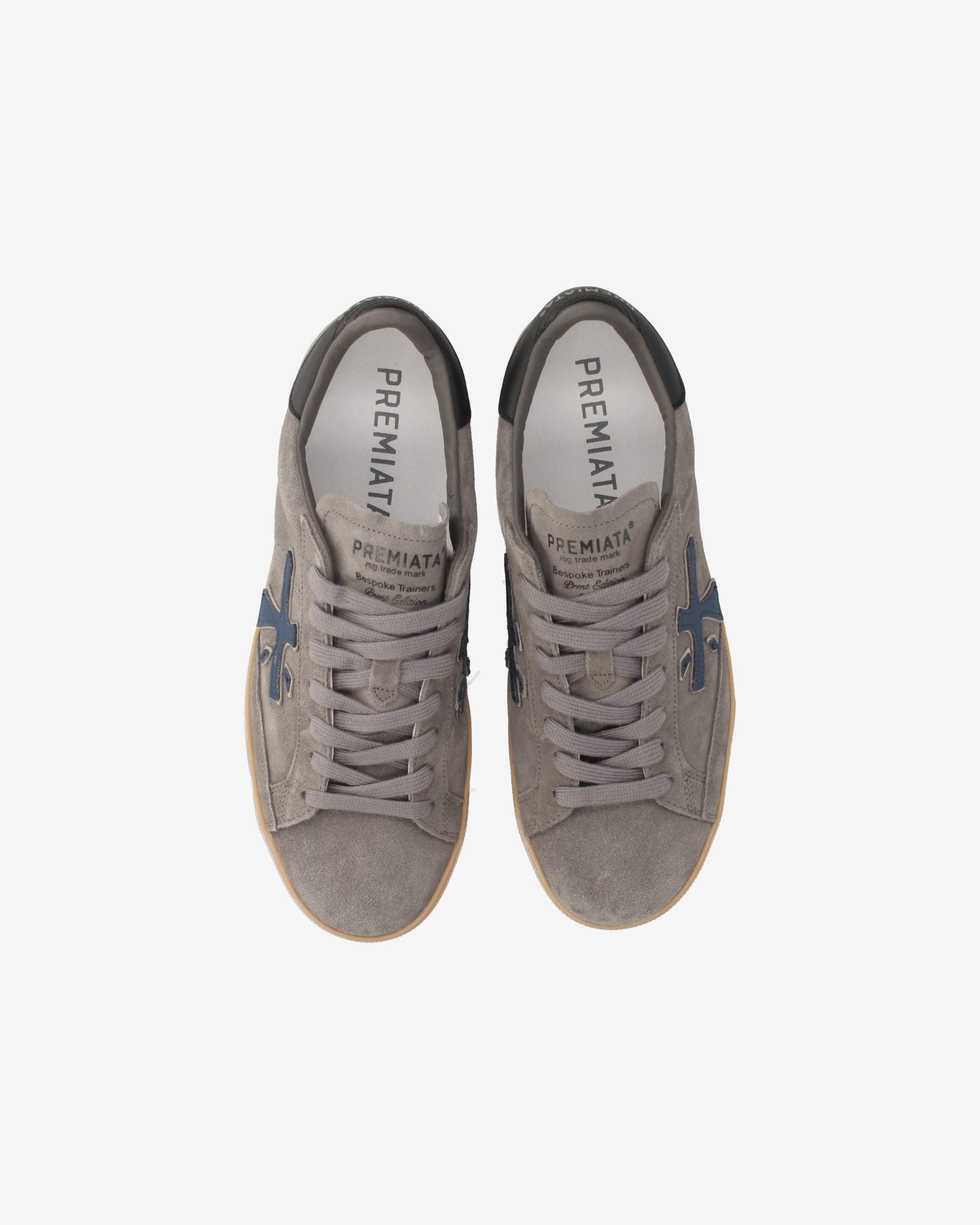 premiata-steven-8475-herren-sneaker-grau-navy image 6