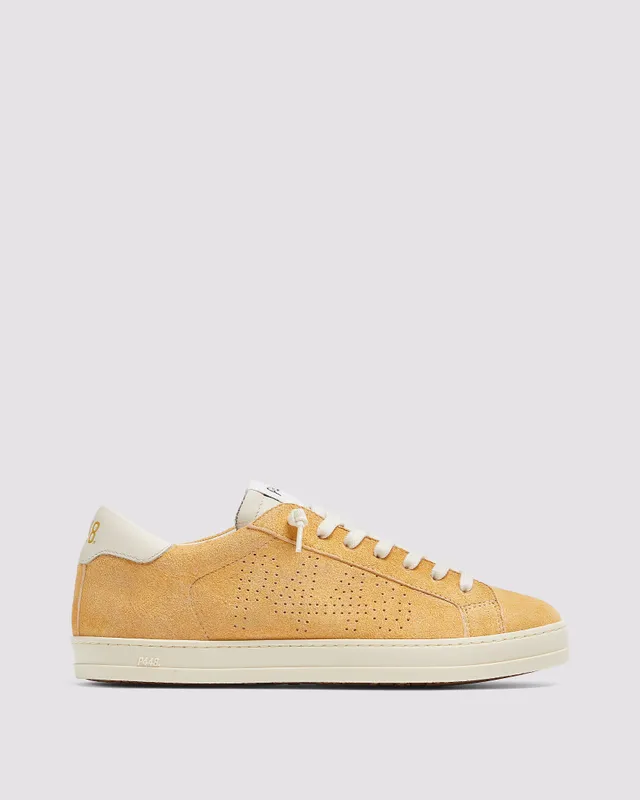 p448-john-vintage-camel-low-top-sneaker-gelb-wei image 1