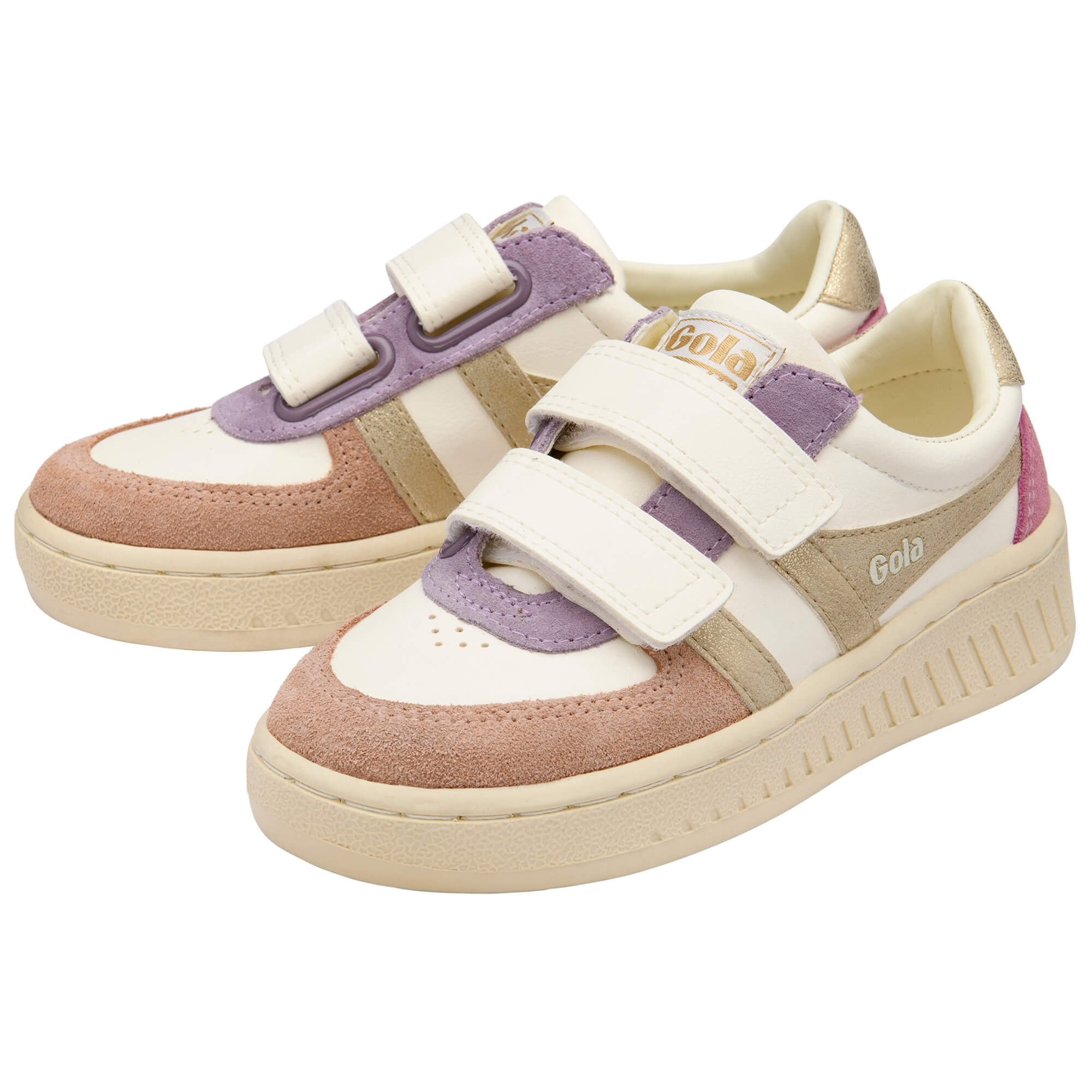 gola-grandslam-quadrant-strap-sneaker-f-r-kinder-off-white-cameo image 3