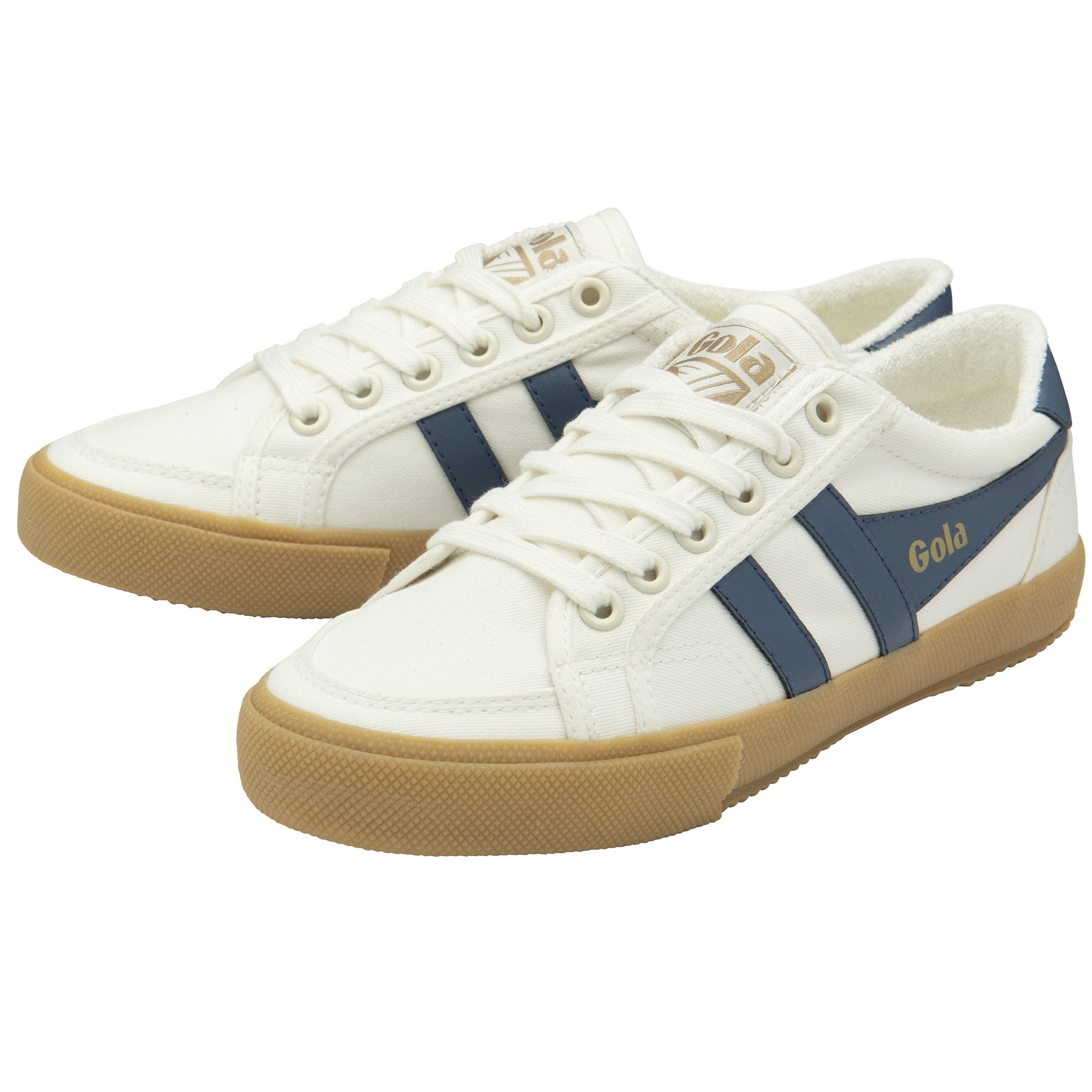 gola-stratus-plimsoll-sneaker-f-r-damen-cremewei-mondhellblau-canvas image 3