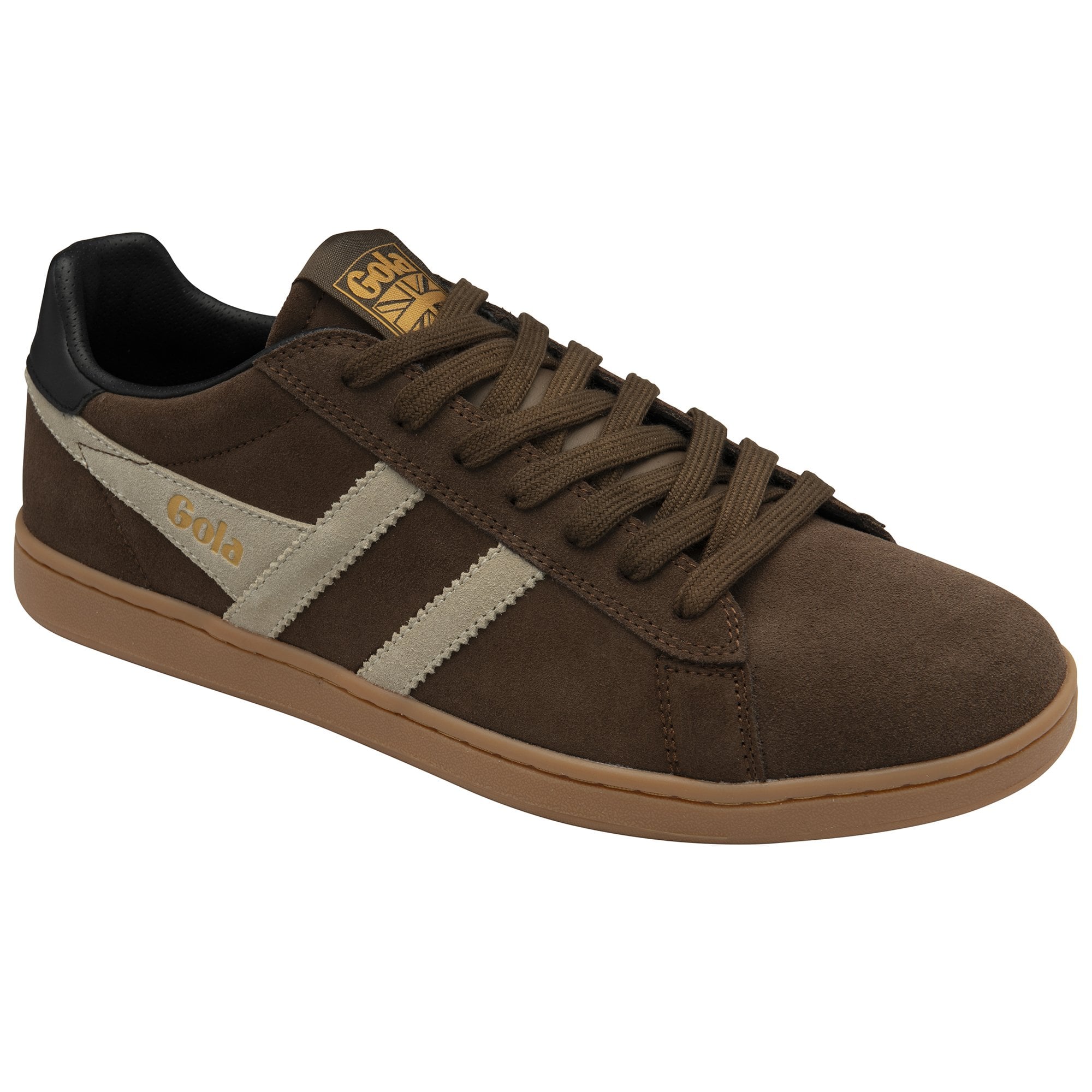 gola-equipe-ii-suede-herren-sneaker-otter-elfenbein image 2