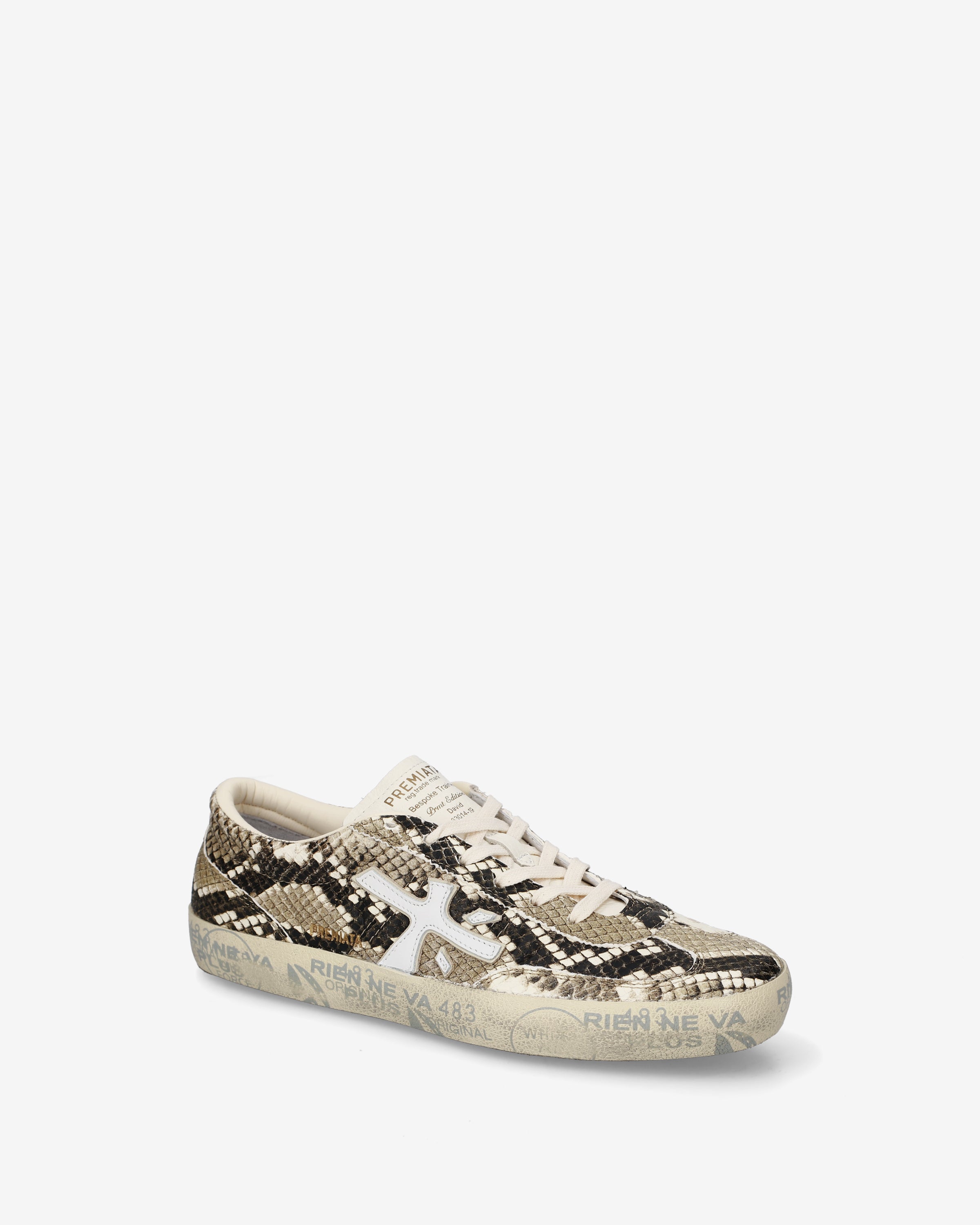 premiata-davidd-8099-sneaker-animalier-beige-schwarz image 4