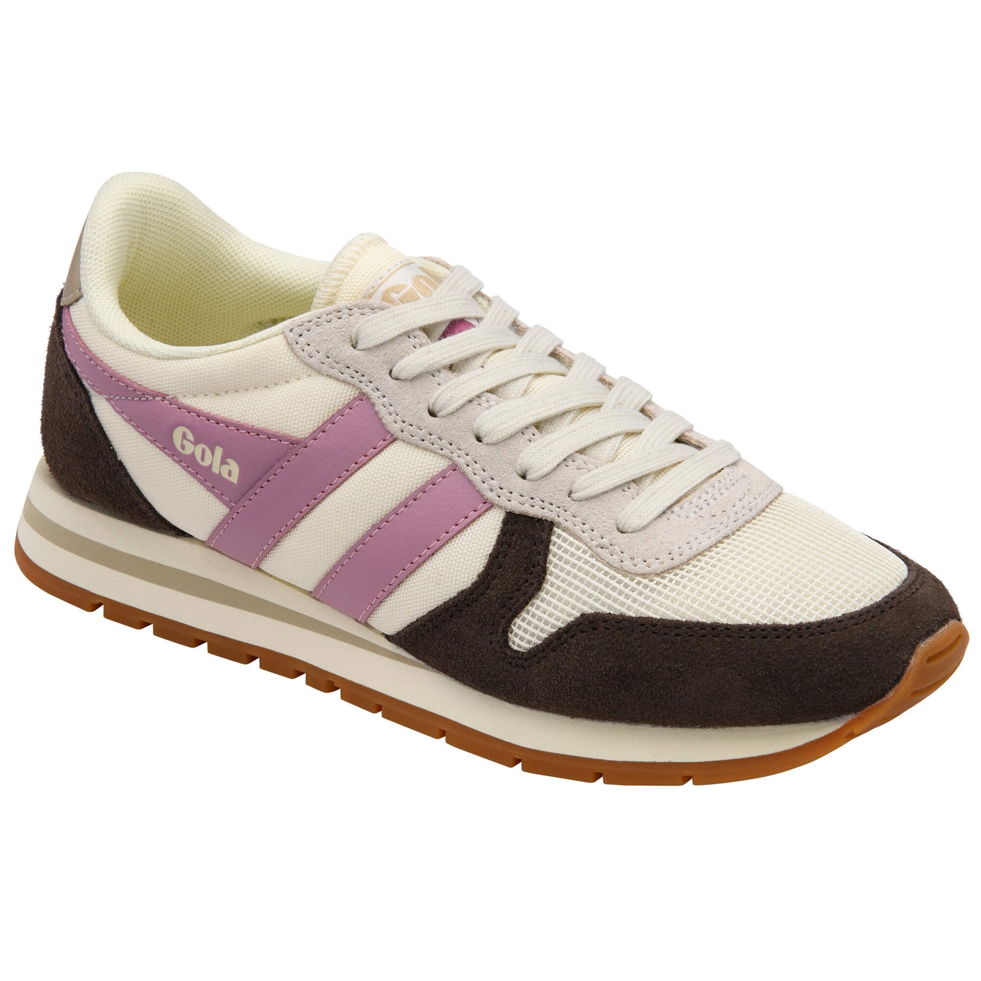 gola-daytona-sneaker-damen-off-white-mokka-bonbon image 2