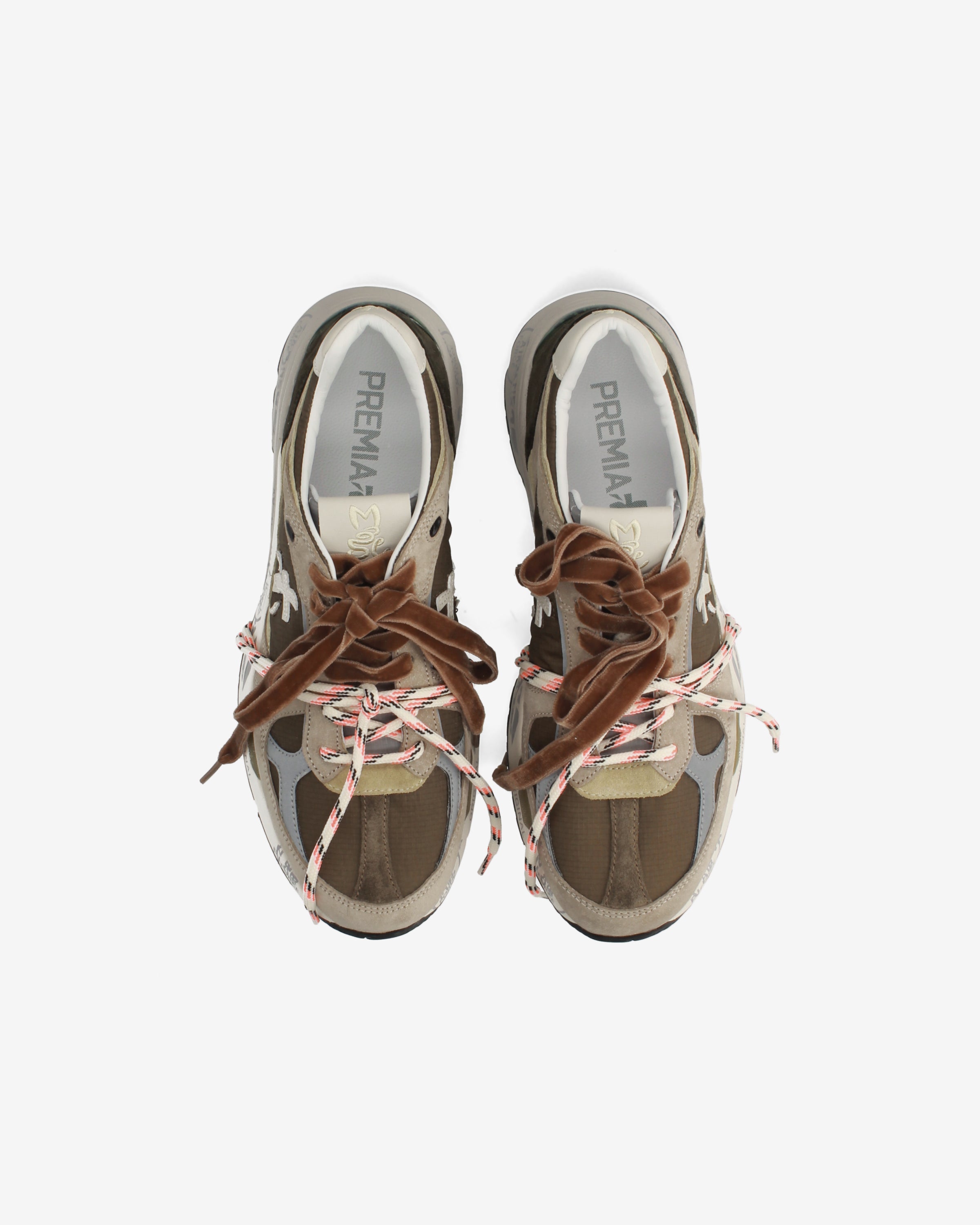 premiata-mased-8521l-sneaker-damen-panna-oliv image 6