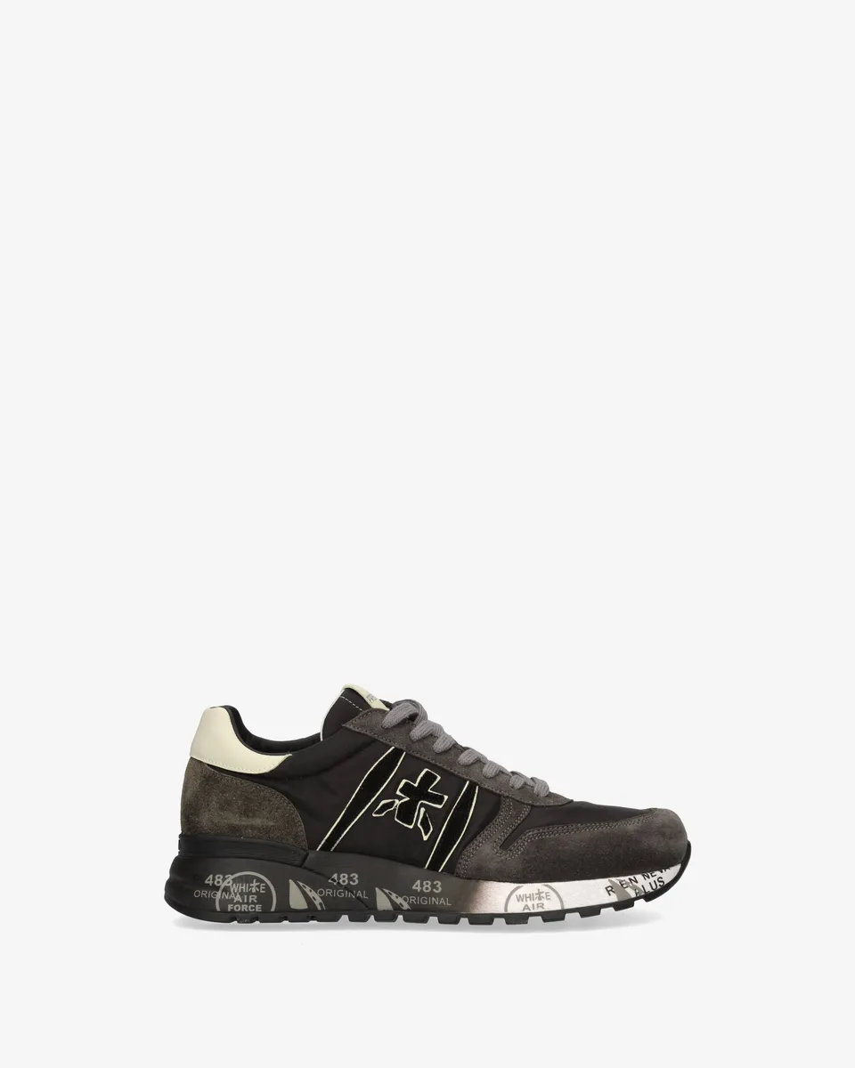 premiata-lander-4951-sneaker-anthrazit-schwarz image 1