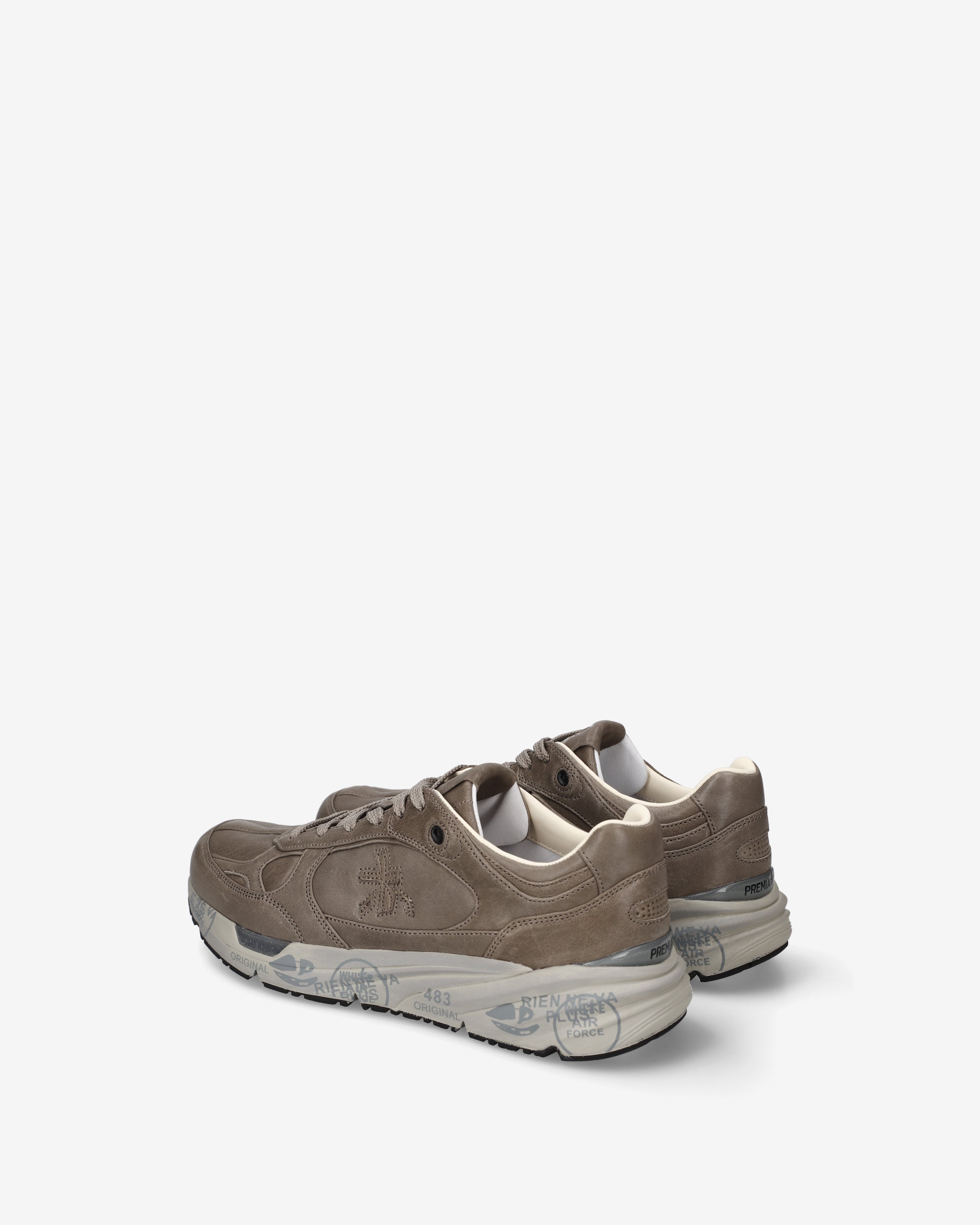 premiata-mase25-8419-herren-sneaker-leder-tortora image 5