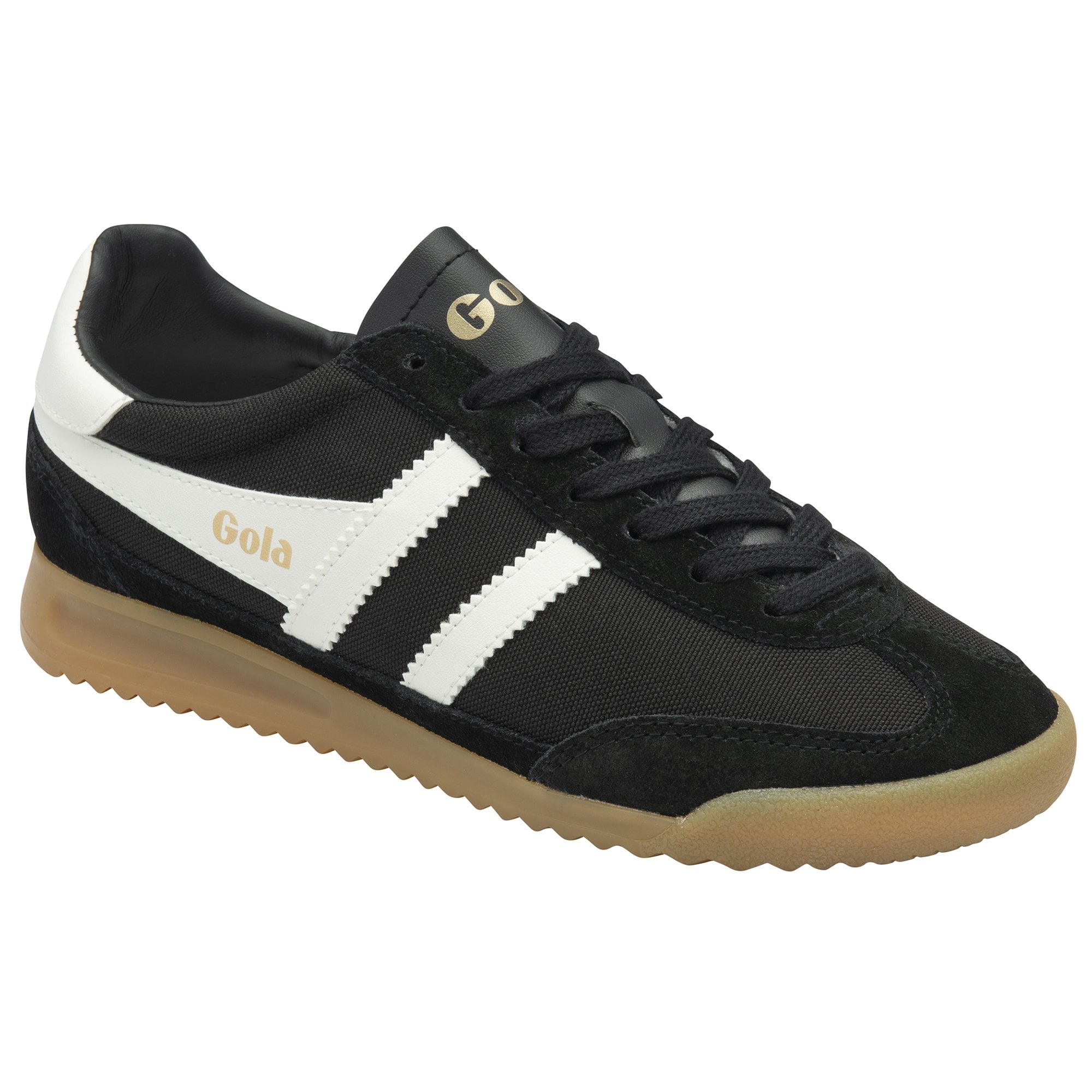 gola-tornado-damen-sneaker-schwarz-nylon-wildleder image 2