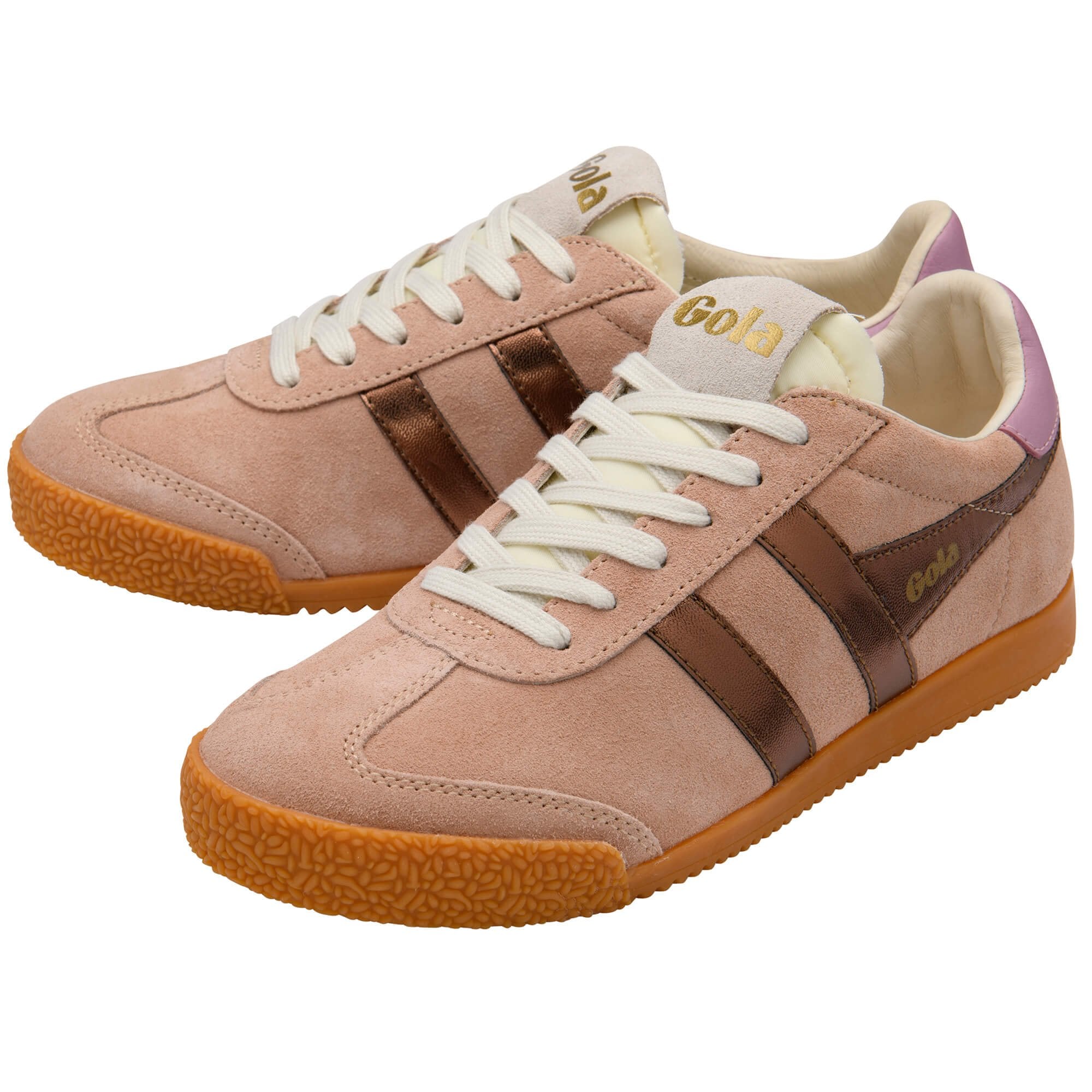 gola-elan-glitz-damen-sneaker-cameo-wildleder-bronze image 3