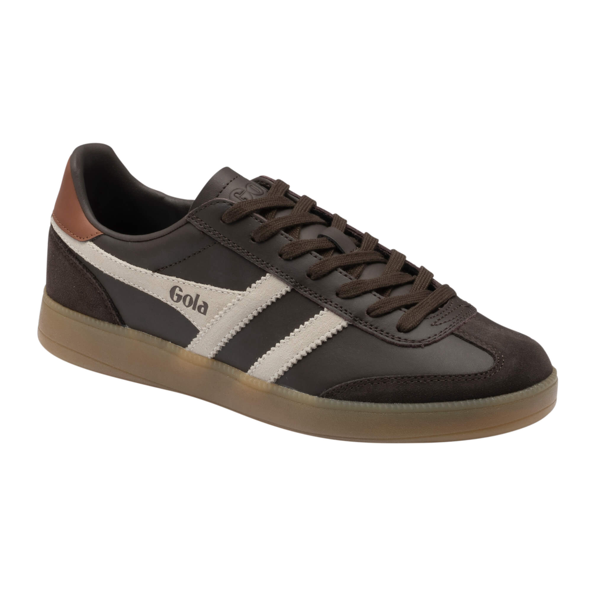 gola-viper-leather-herren-cup-sneaker-mokkbraun-creme image 2
