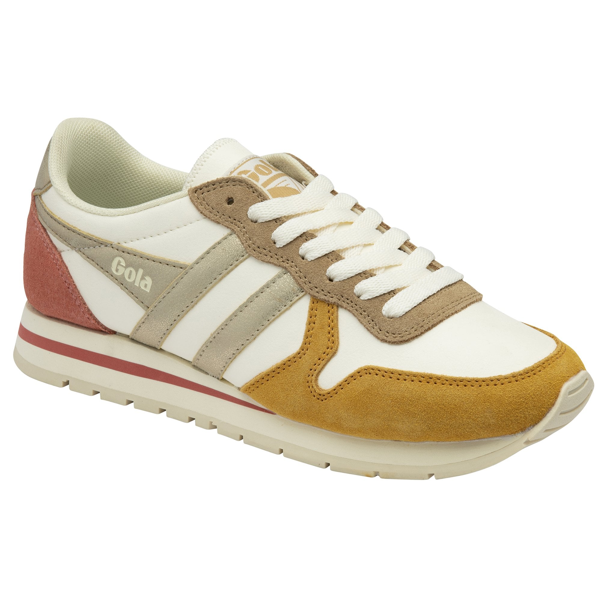 gola-daytona-quadrant-damen-sneaker-cremewei-gelb image 2