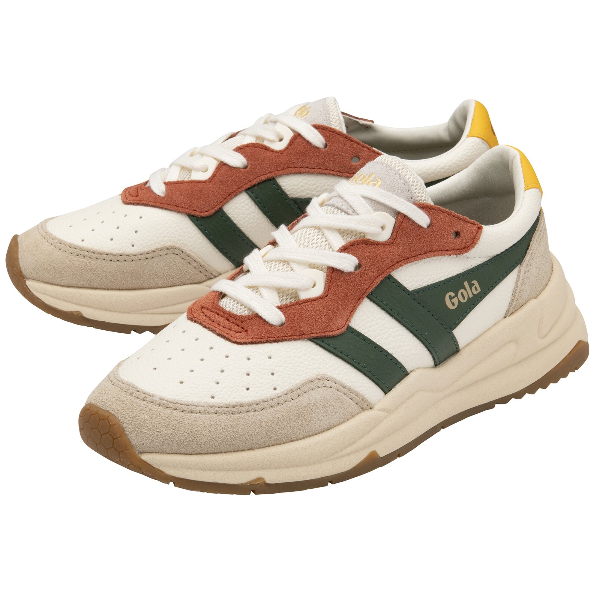 gola-saturn-quadrant-damen-sneaker-off-white-weizen-tannengr-n image 3